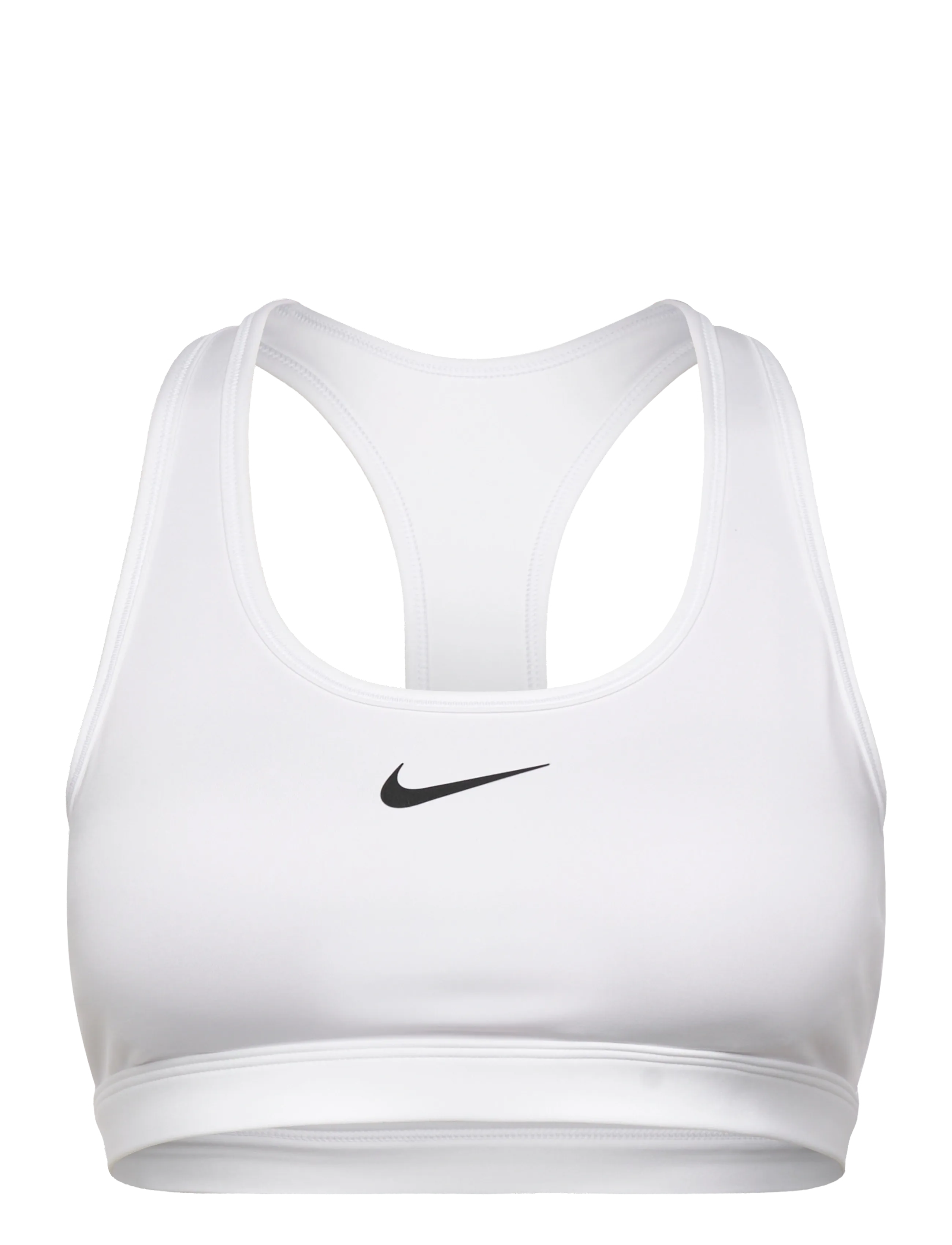 Swoosh Medium Sports Bra, sports-BH, dame White/stone Mauve/bl