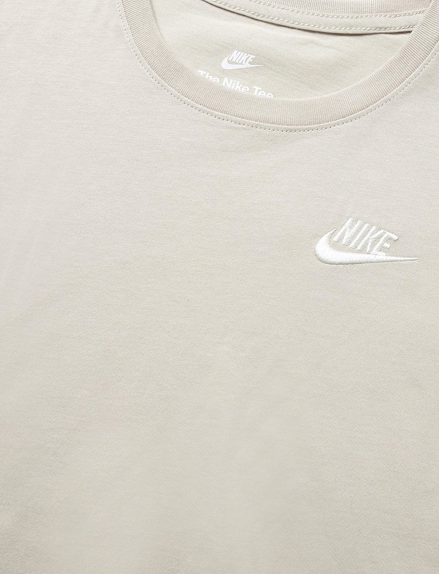 Nike - W NSW CLUB SS TEE - t-shirts - cream ii - 2