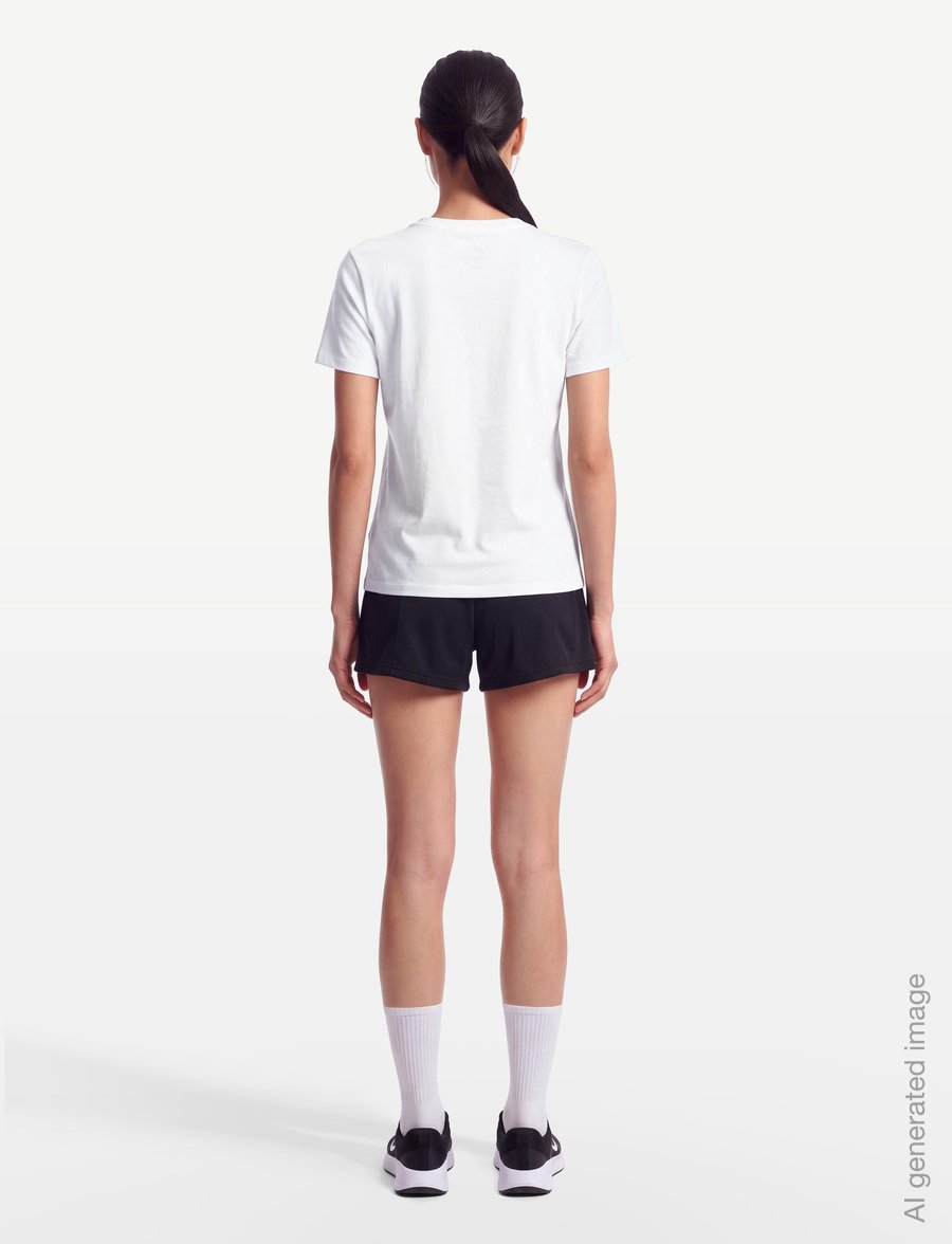Nike - W NSW CLUB SS TEE - t-shirts - white - 4