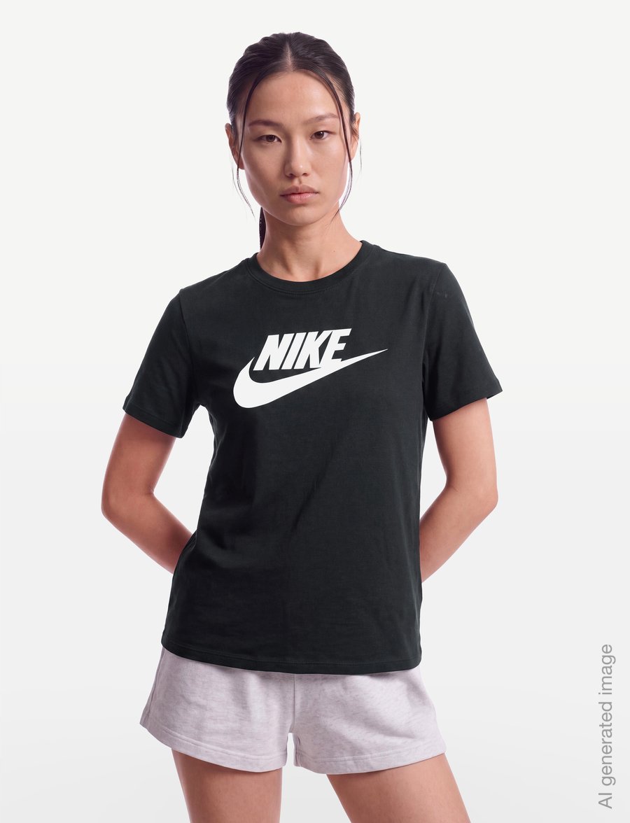 Nike - W NSW TEE ESSNTL ICN FTRA - t-shirts - black - 3
