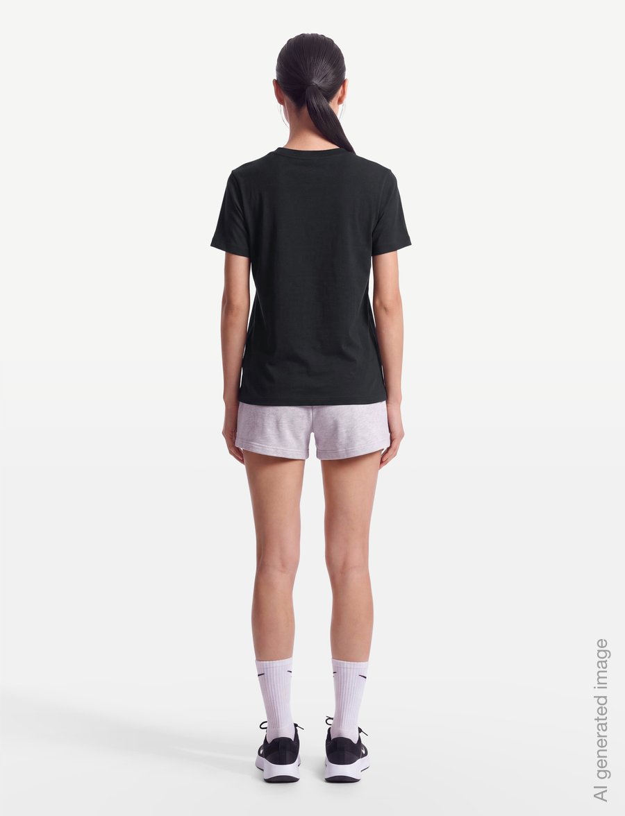 Nike - W NSW TEE ESSNTL ICN FTRA - t-shirts - black - 4