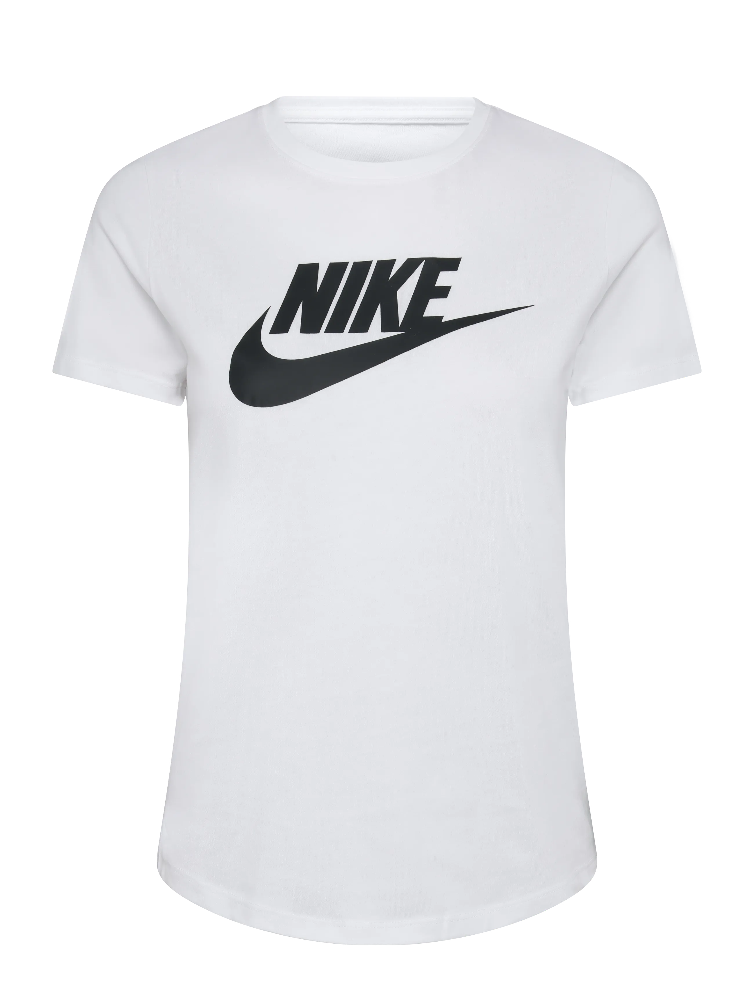 Nike W NSW CLUB SS TEE ICN FTRA - T-Shirts & Tops - WHITE / white