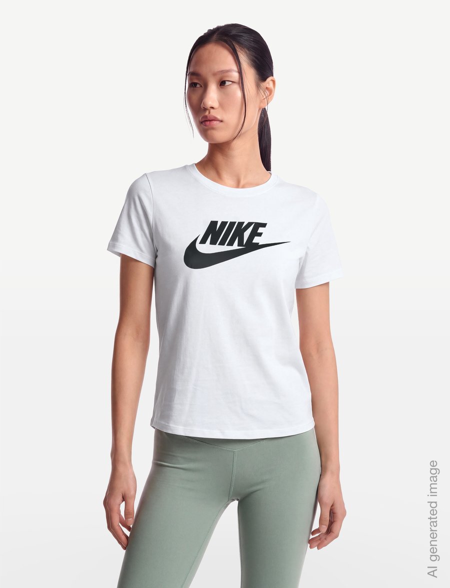 Nike - W NSW TEE ESSNTL ICN FTRA - t-shirts - white - 3