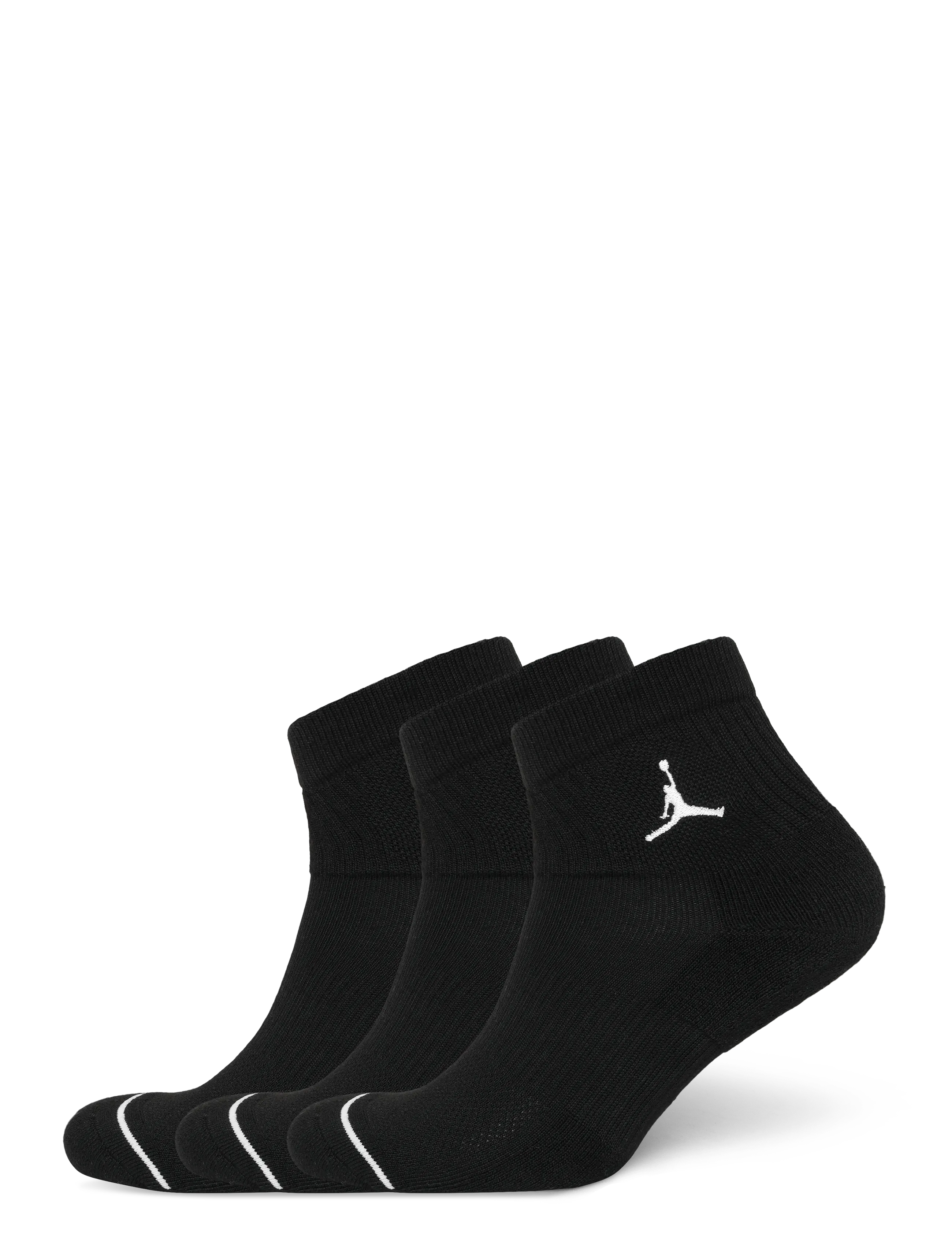 Nike Jordan Everyday Ankle Socks (3, S, Black, Sport Underwear > Sport Socks, Herre