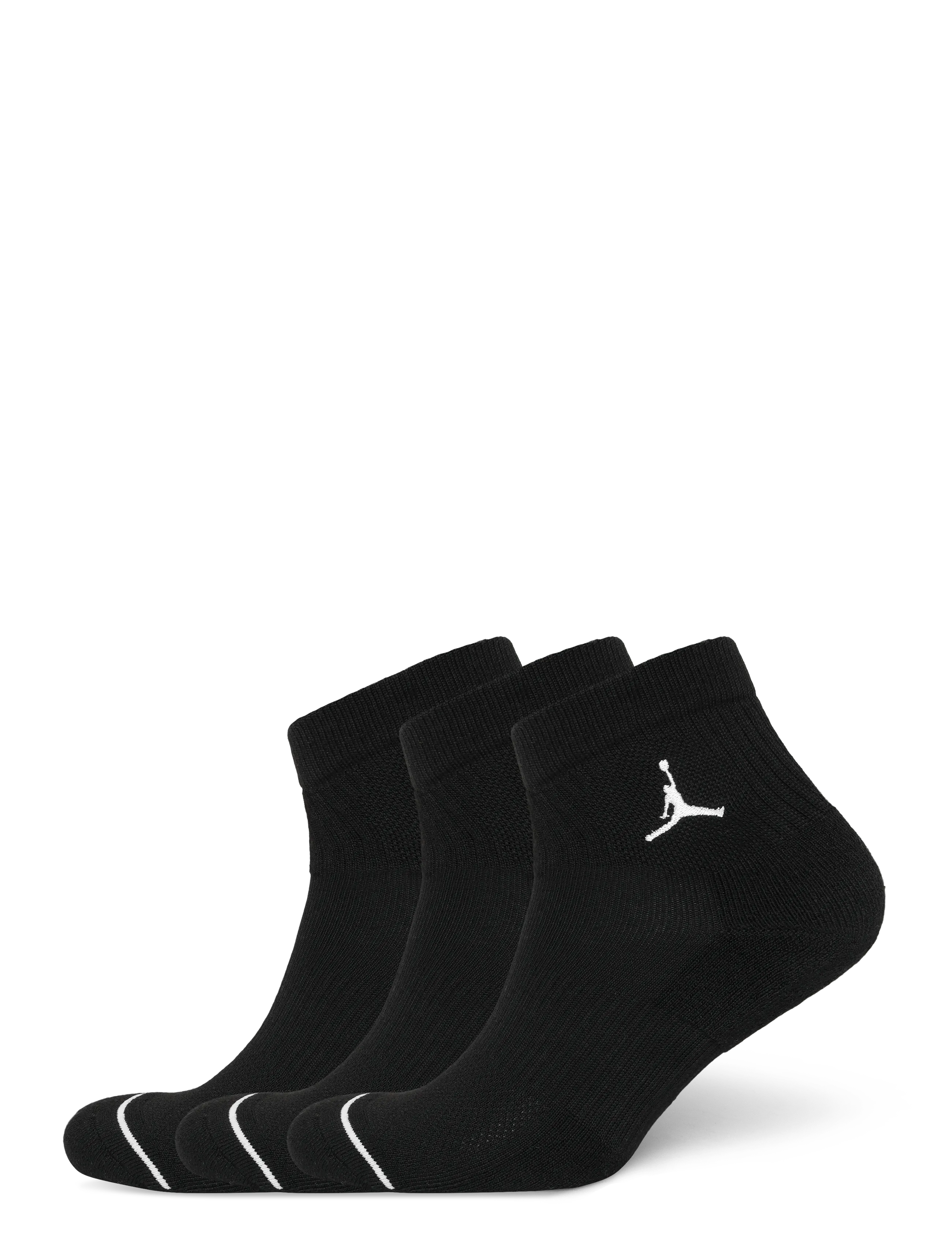 Nike Jordan Everyday Ankle Socks (3 - Strømper - BLACK/WHITE / black