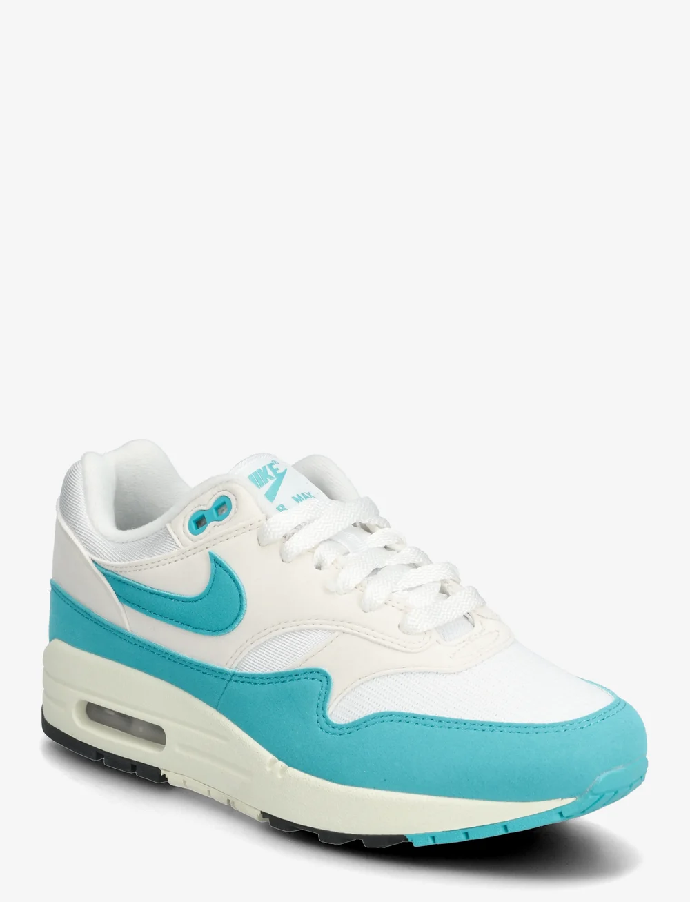Nike - NIKE Air Max 1 - lage sneakers - white/dusty cactus/phantom/coconut milk - 0