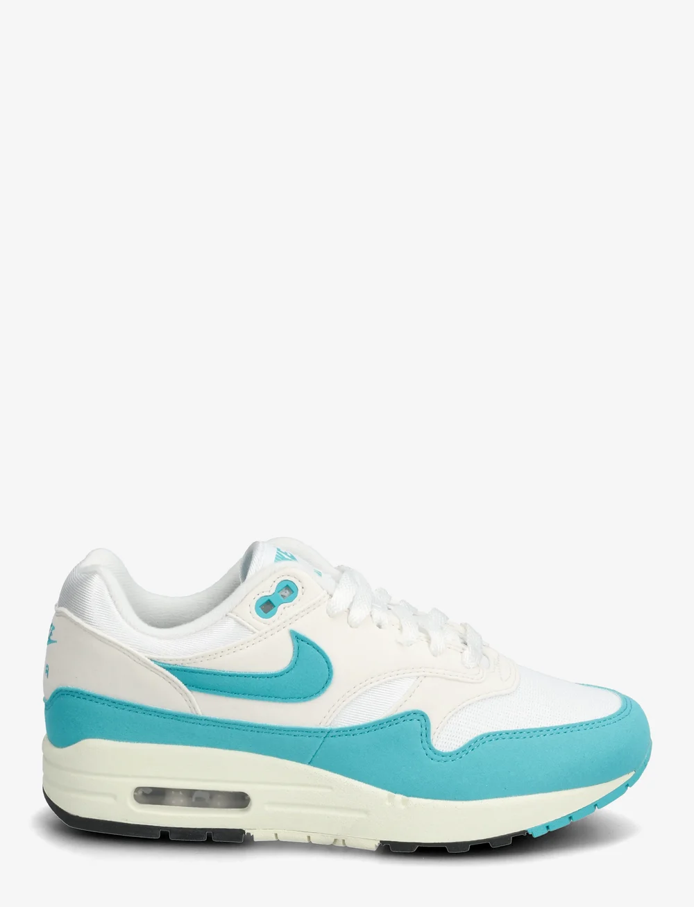Nike - NIKE Air Max 1 - lage sneakers - white/dusty cactus/phantom/coconut milk - 1