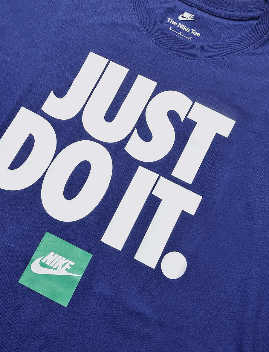 Nike - Nike Sportswear TEE FRAN JDI VERBIAGE - alussärgid ja t-särgid - deep royal blue - 2