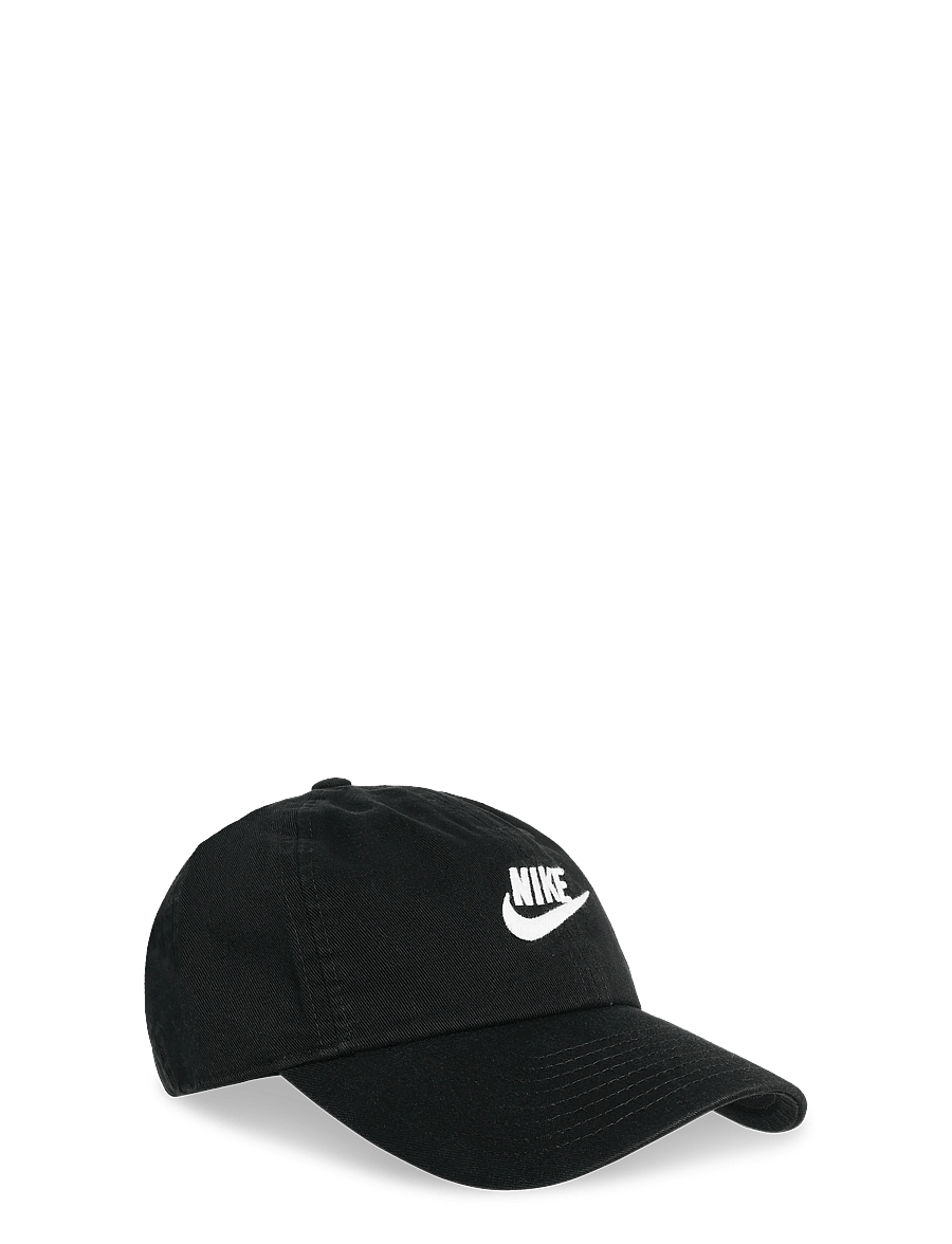 Nike - U NK CLUB CAP U CB FUT WSH L - kepsar - black/white - 0