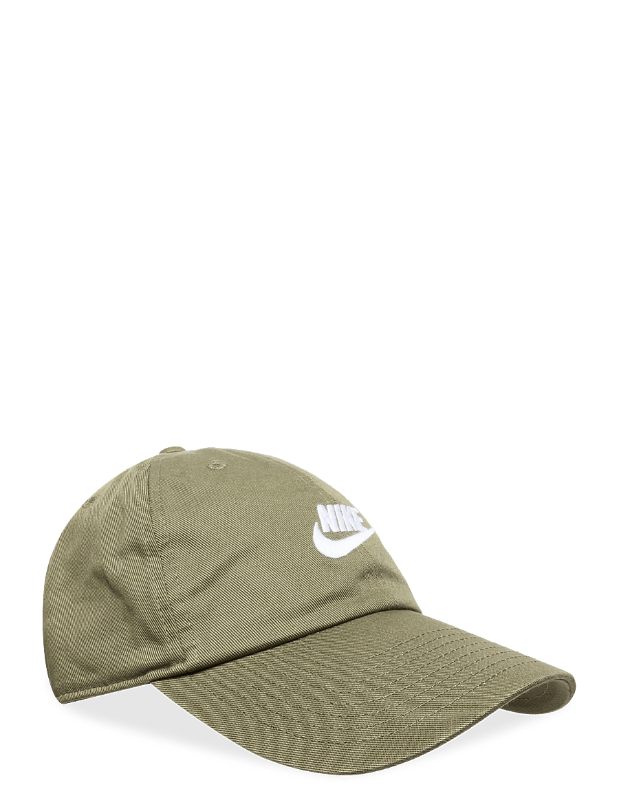 Nike - U NK CLUB CAP U CB FUT WSH L - kepsar - medium olive/white - 0