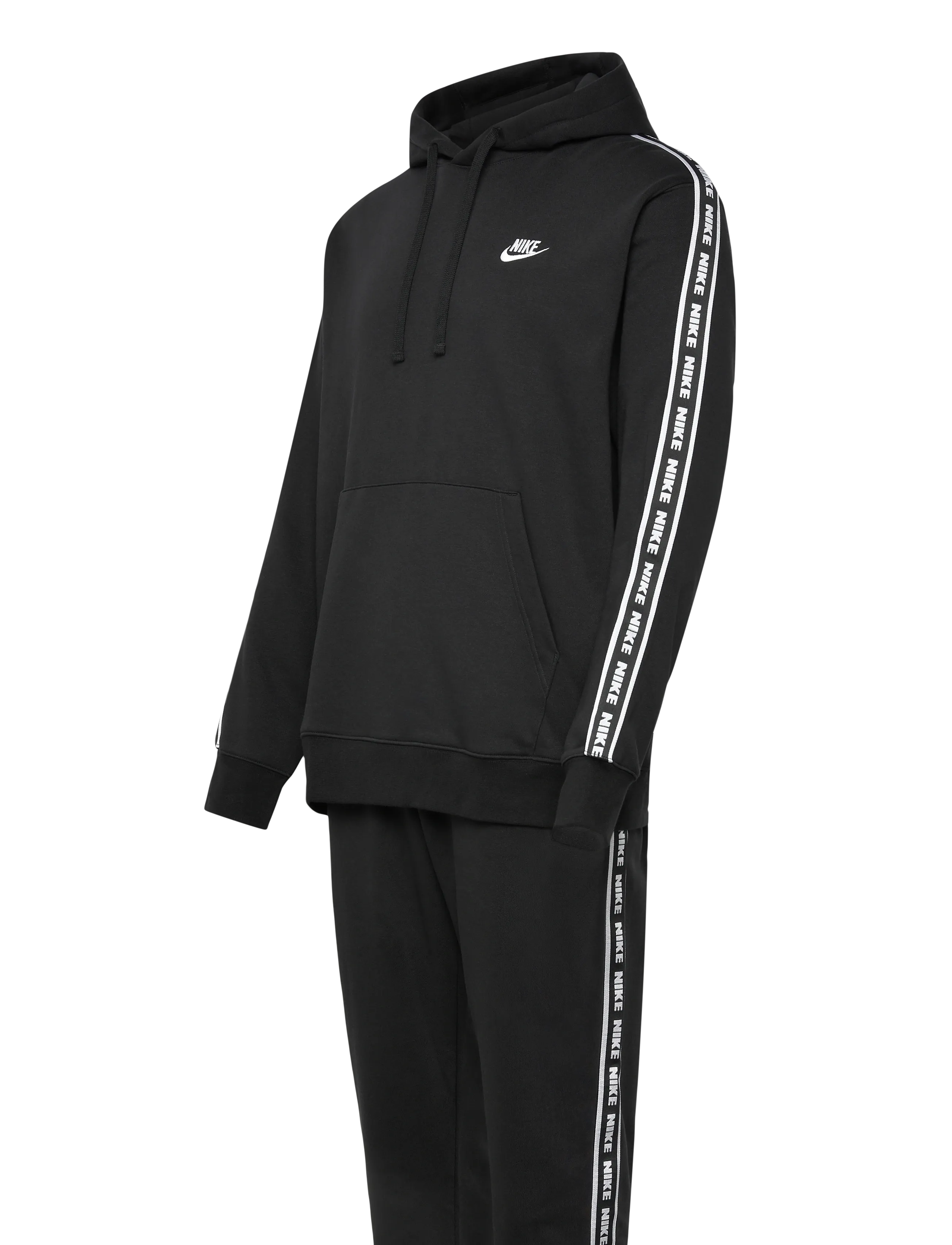 Nike - Club Fleece Tracksuit - tracksuits - black/white - 2