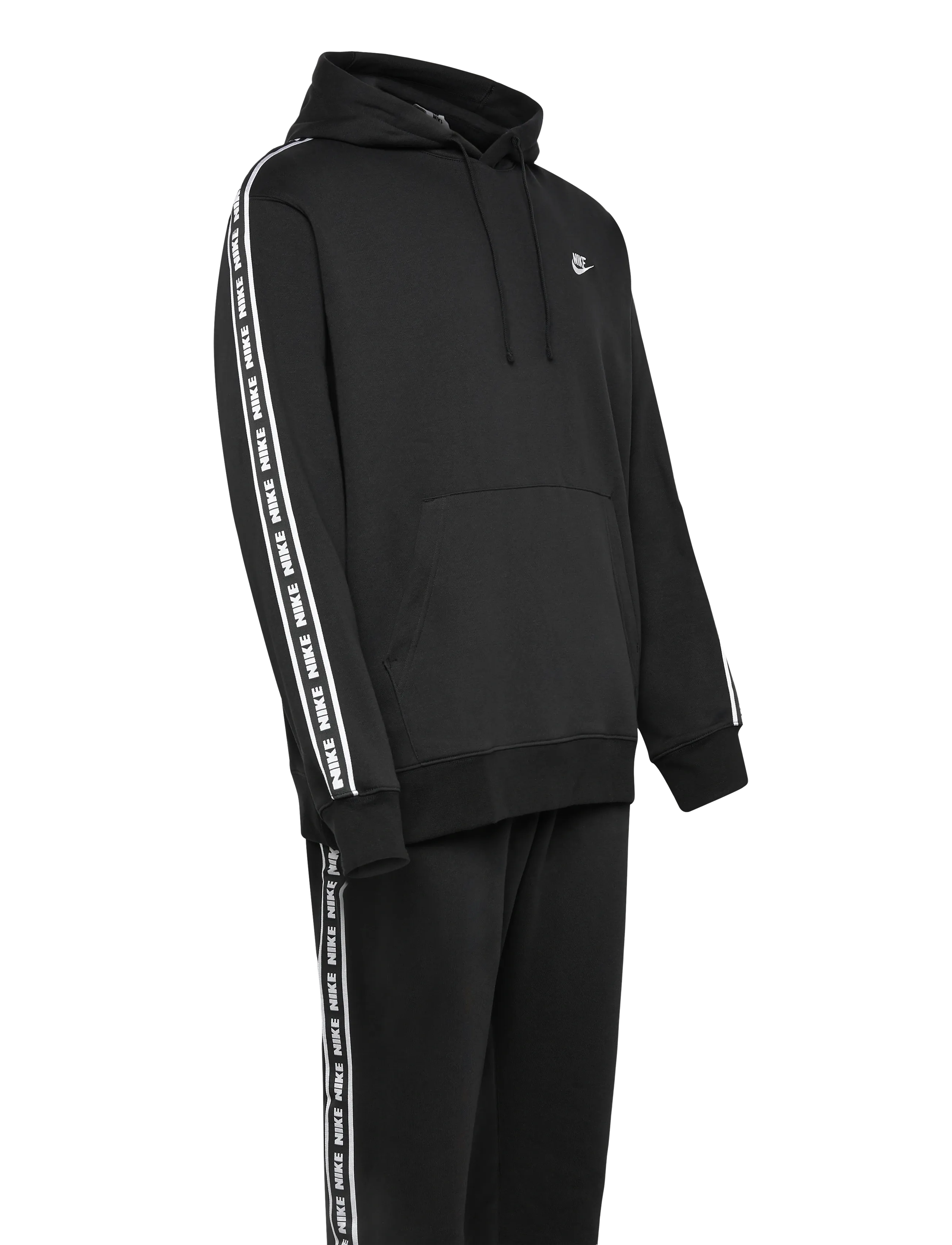 Nike - Club Fleece Tracksuit - tracksuits - black/white - 3