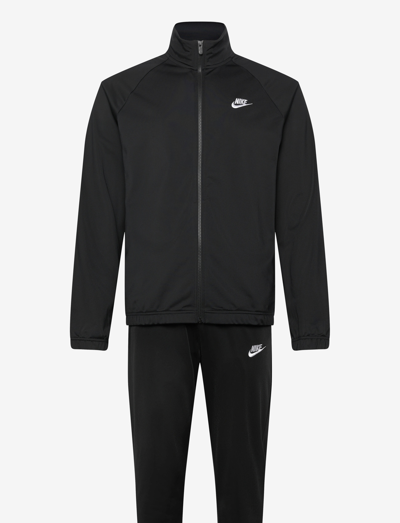 Nike - Club Poly-Knit Tracksuit - trainingsanzüge - black/white - 0