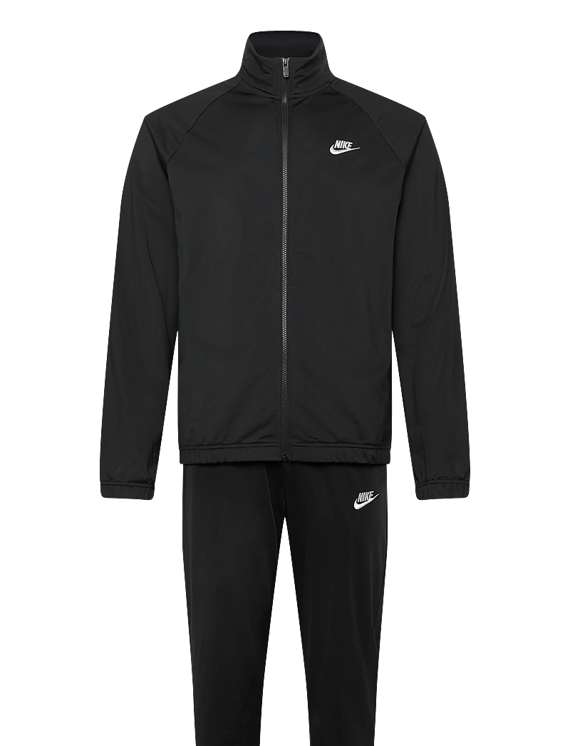 Nike - Club Poly-Knit Tracksuit - trainingsanzüge - black/white - 0