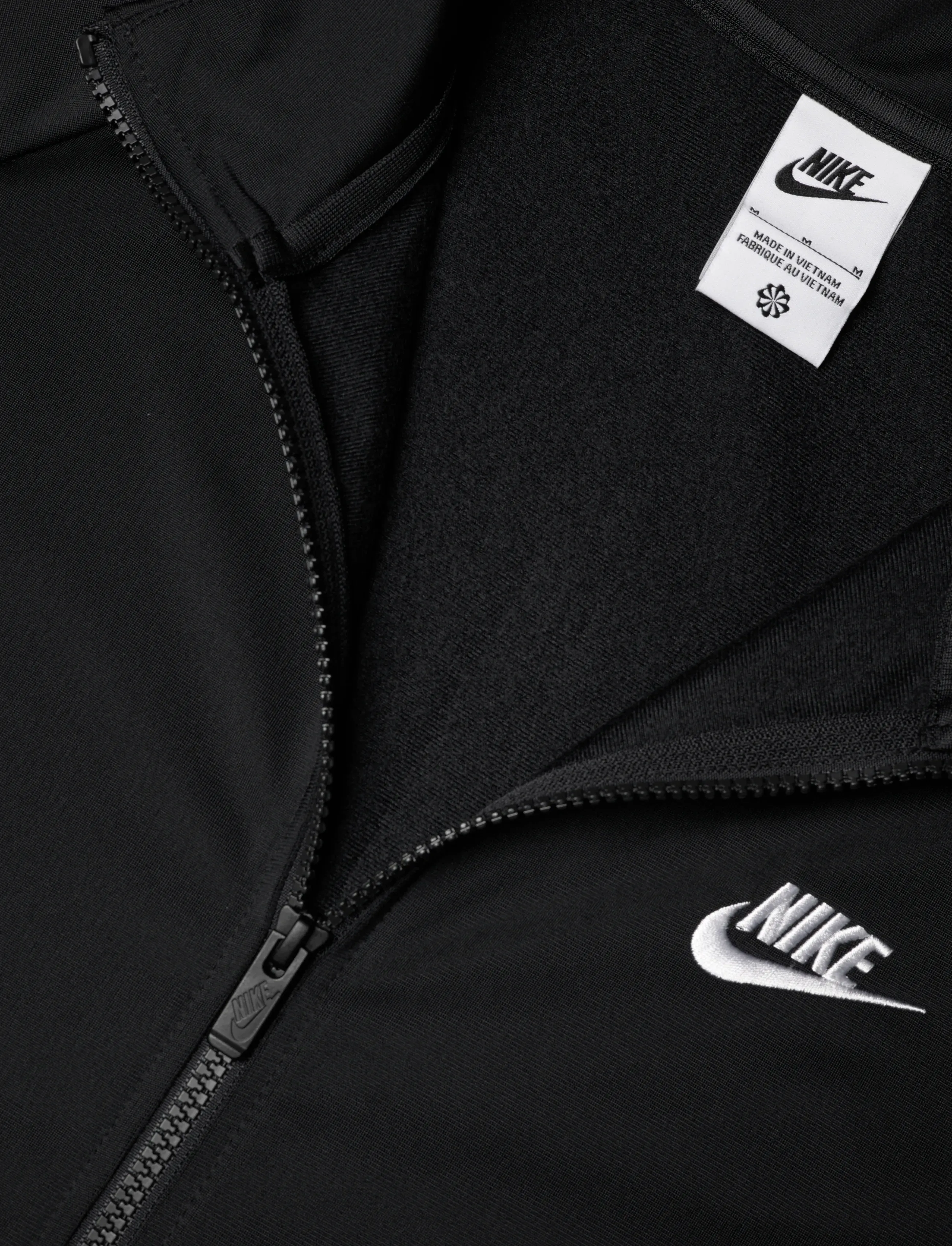 Nike - Club Poly-Knit Tracksuit - hlaupafatnaður - black/white - 4