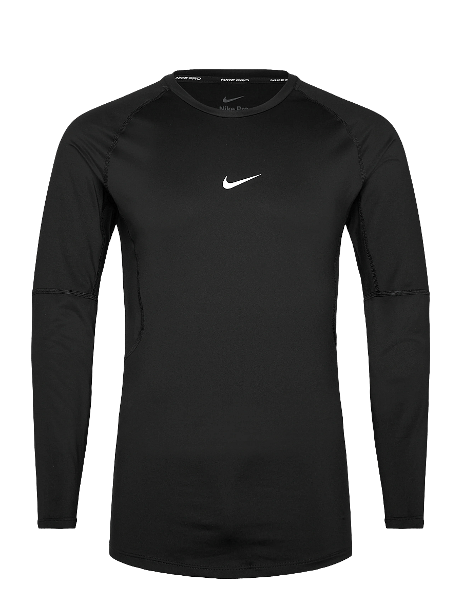 Nike - Nike Pro DRI-FIT TIGHT TOP Long-Sleeved - base layer tops - black/white - 0