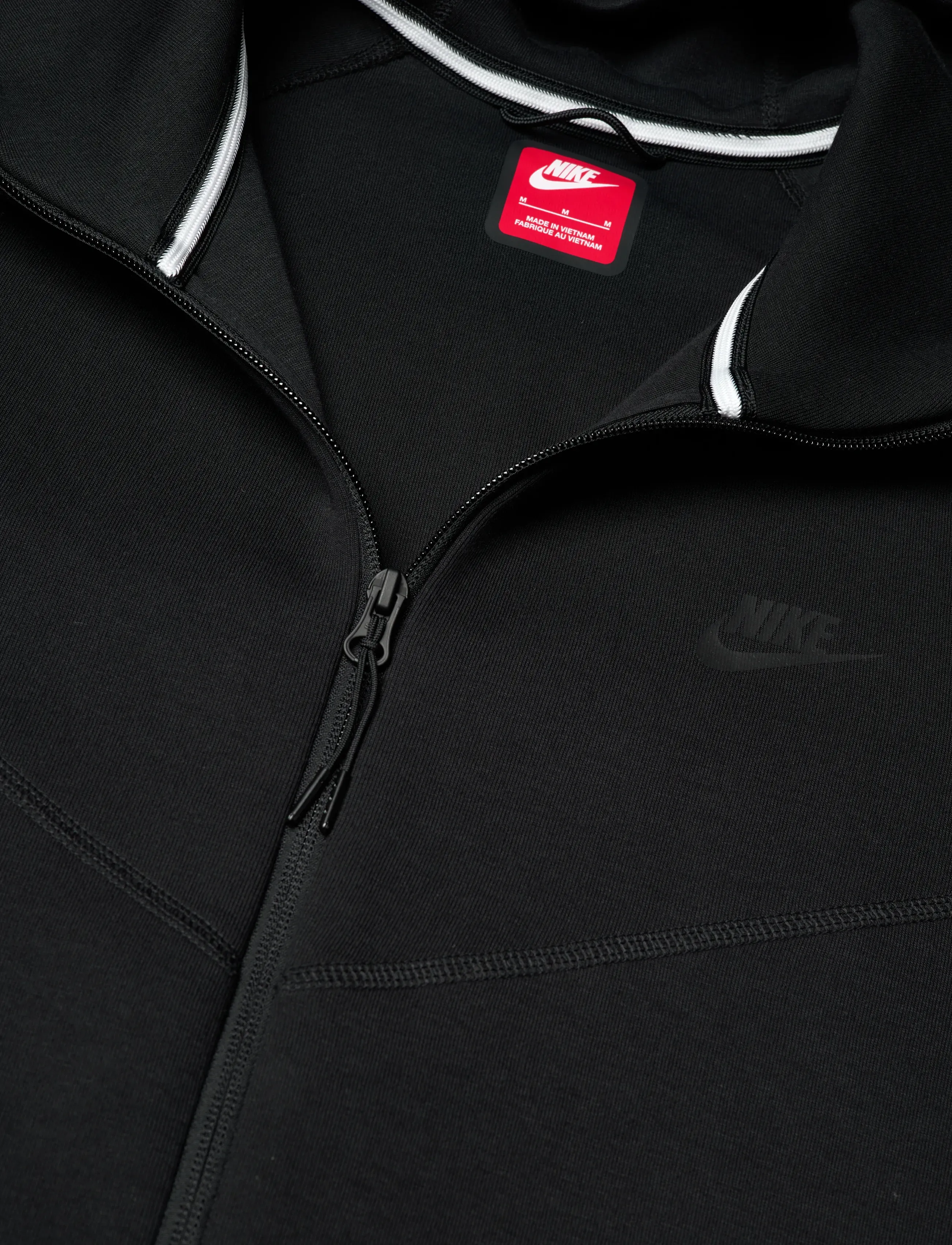 Nike - Tech Fleece Windrunner Full-Zip Hoodie - overdele - black/black - 2