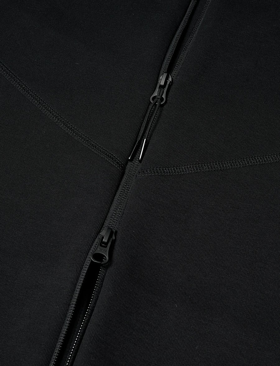 Nike - Tech Fleece Windrunner Full-Zip Hoodie - overdele - black/black - 4