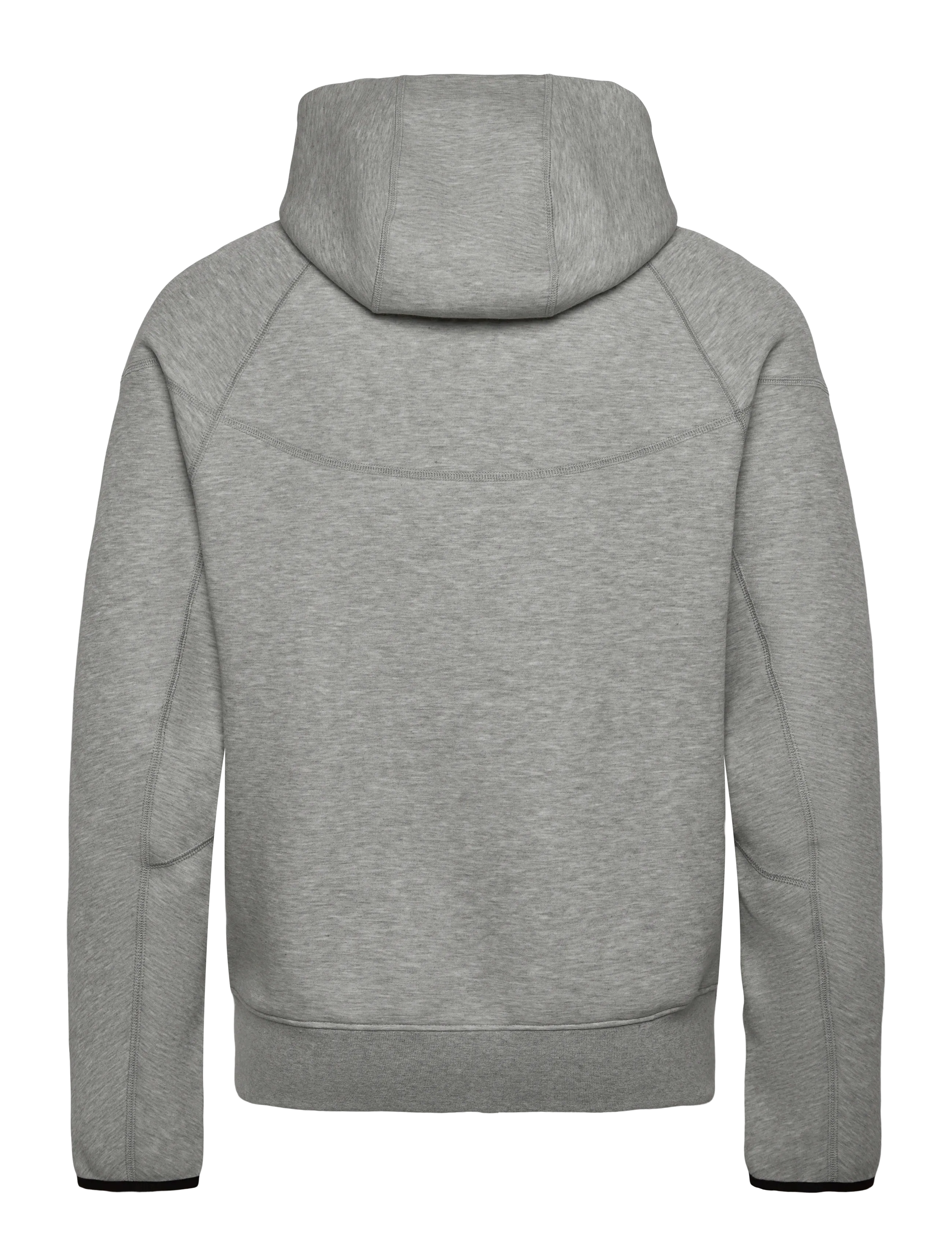Nike - Tech Fleece Windrunner Full-Zip Hoodie - toppar - dark grey heather/black. - 1