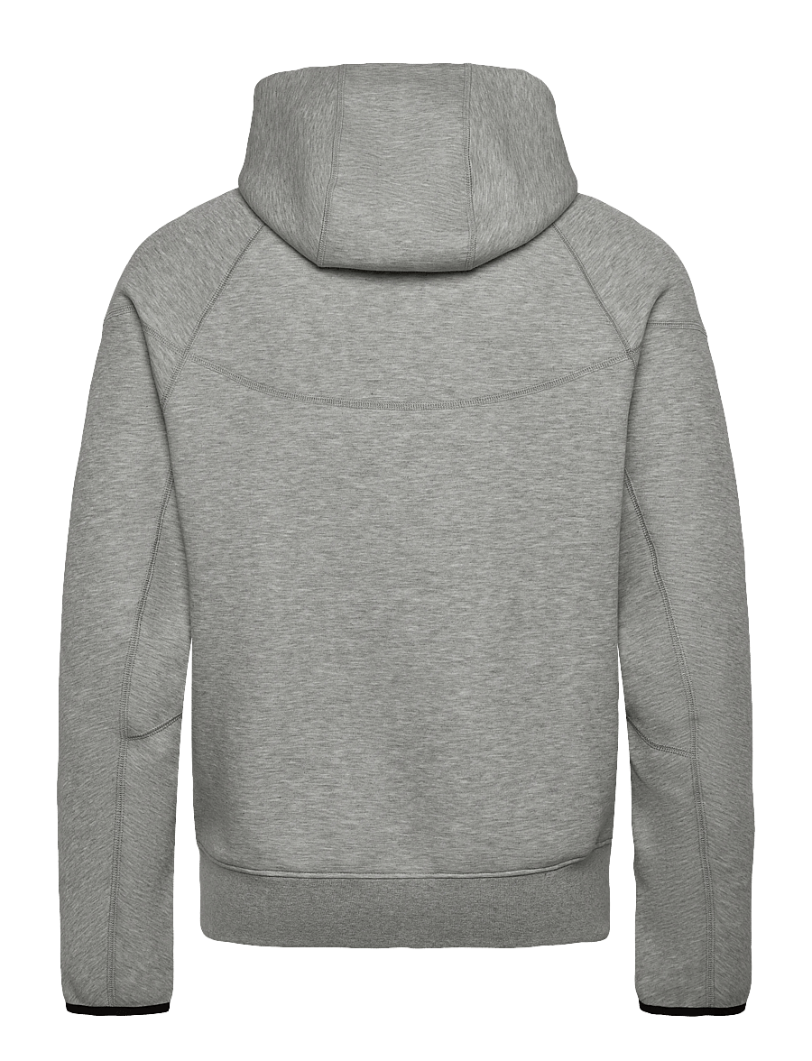 Nike - Tech Fleece Windrunner Full-Zip Hoodie - toppar - dark grey heather/black. - 1