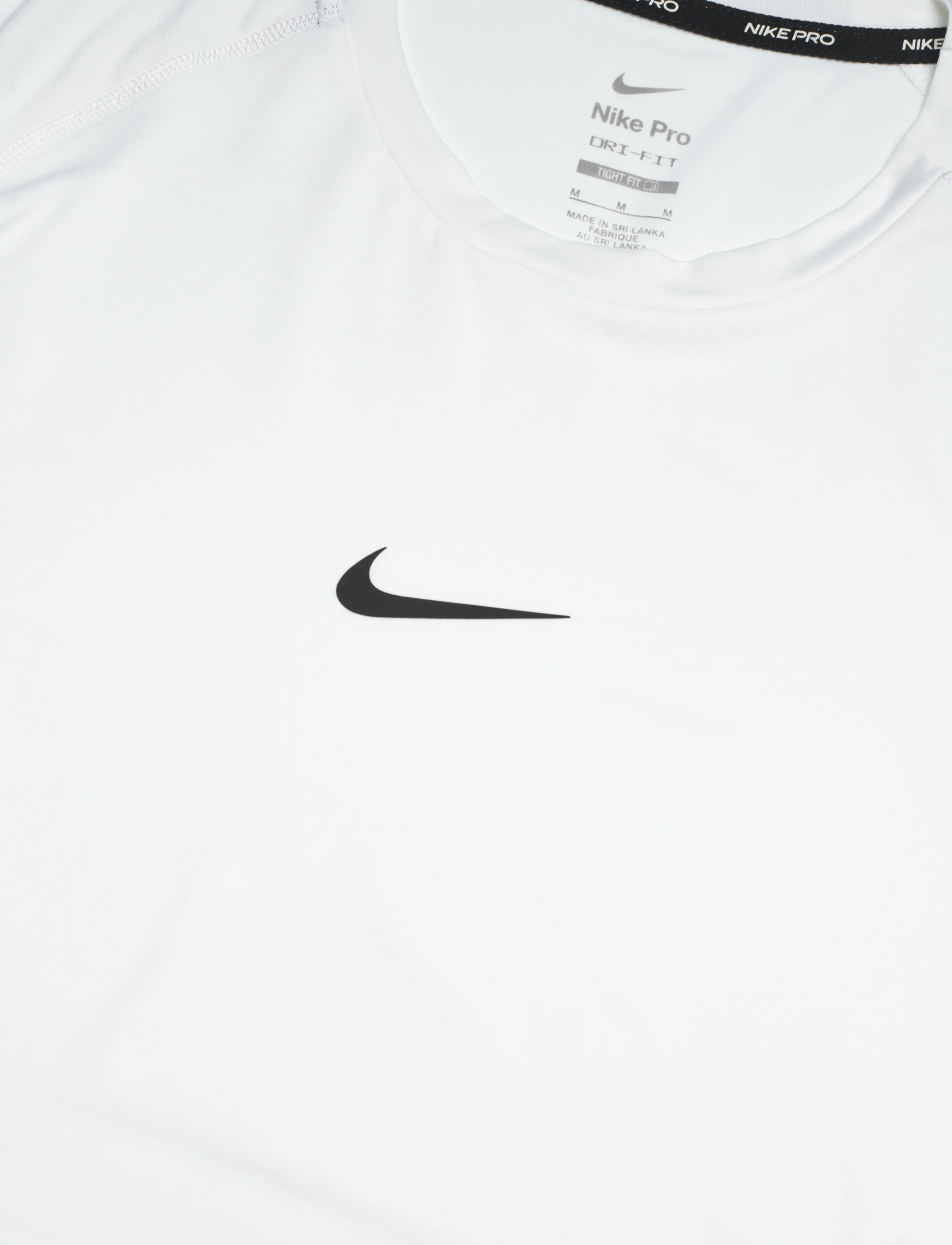 Nike - Nike Pro DRI-FIT TIGHT TOP  - funktionsunterwäsche - oberteile - white/black - 2
