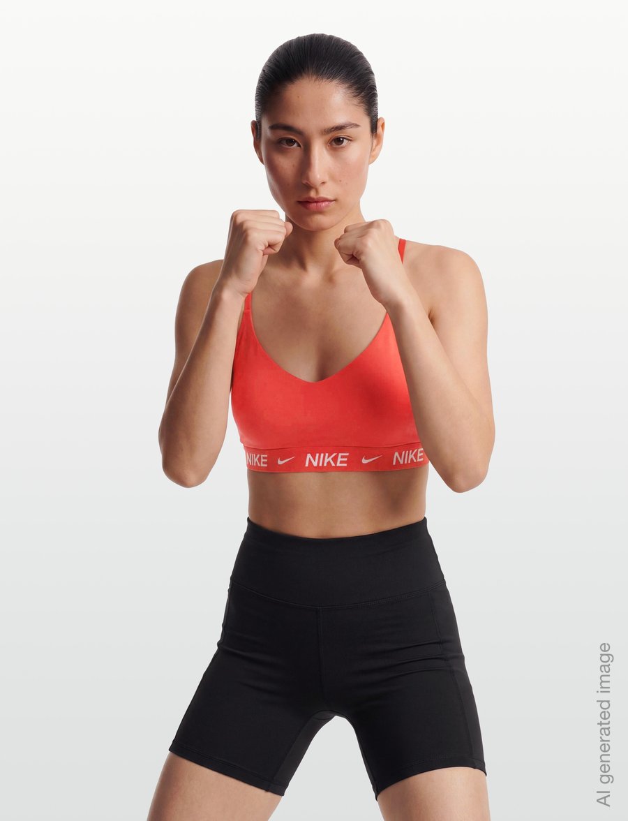 Nike - W NK DF INDY LGT SPT BRA - sport-bhs - lt crimson - 3