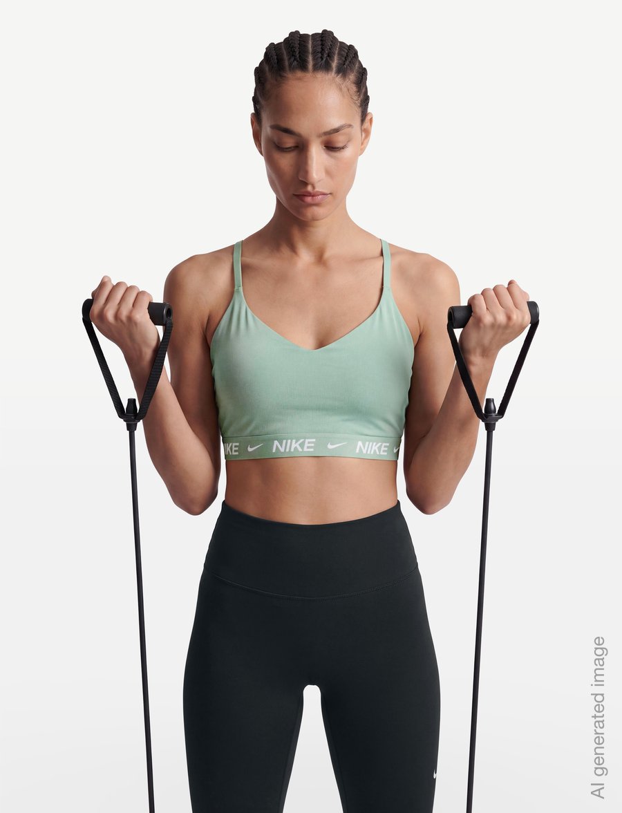 Nike - W NK DF INDY LGT SPT BRA - spordi-rinnahoidjad - steam - 3