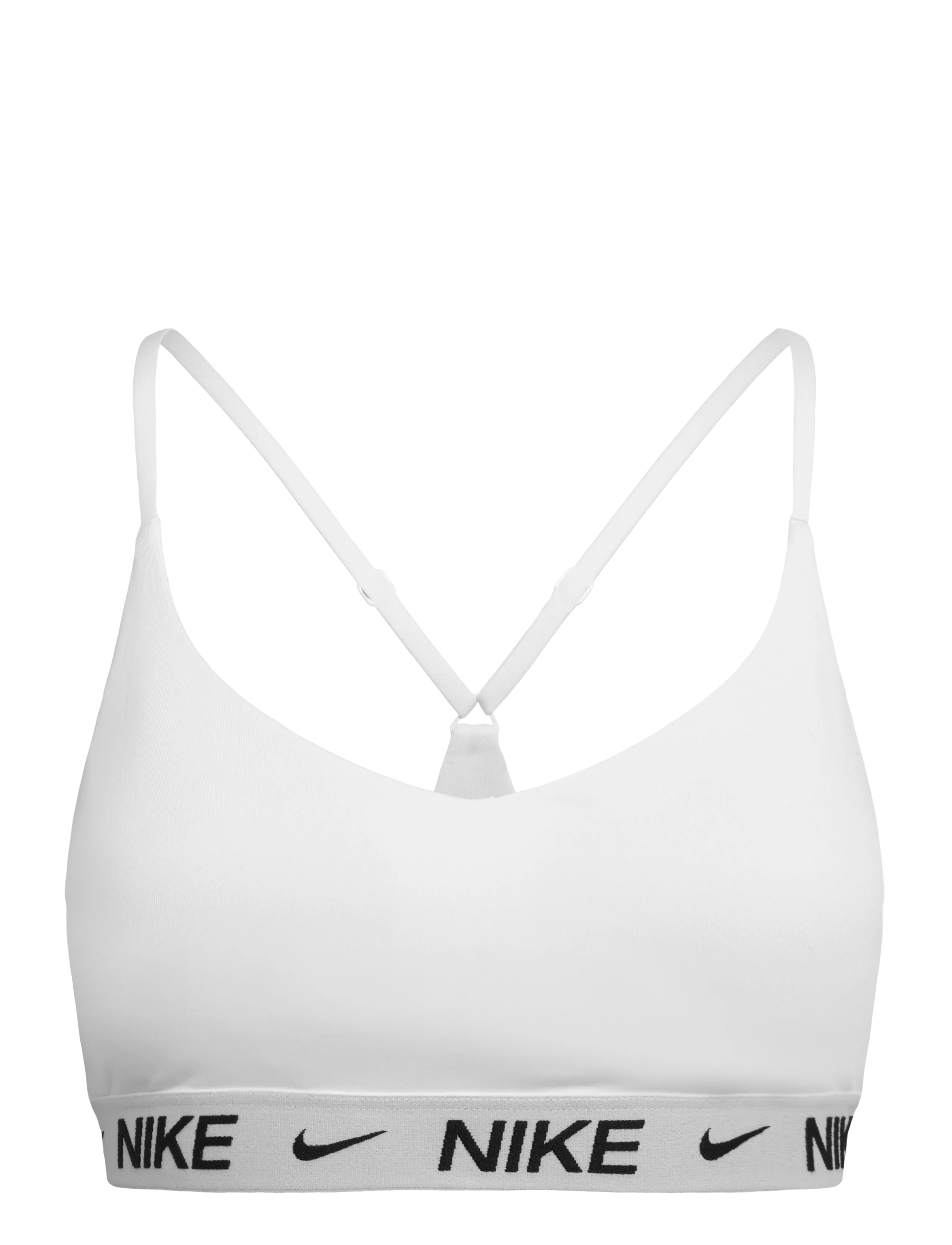 Nike W NK DF INDY LGT SPT BRA - Aluspesu - WHITE/BLACK / white