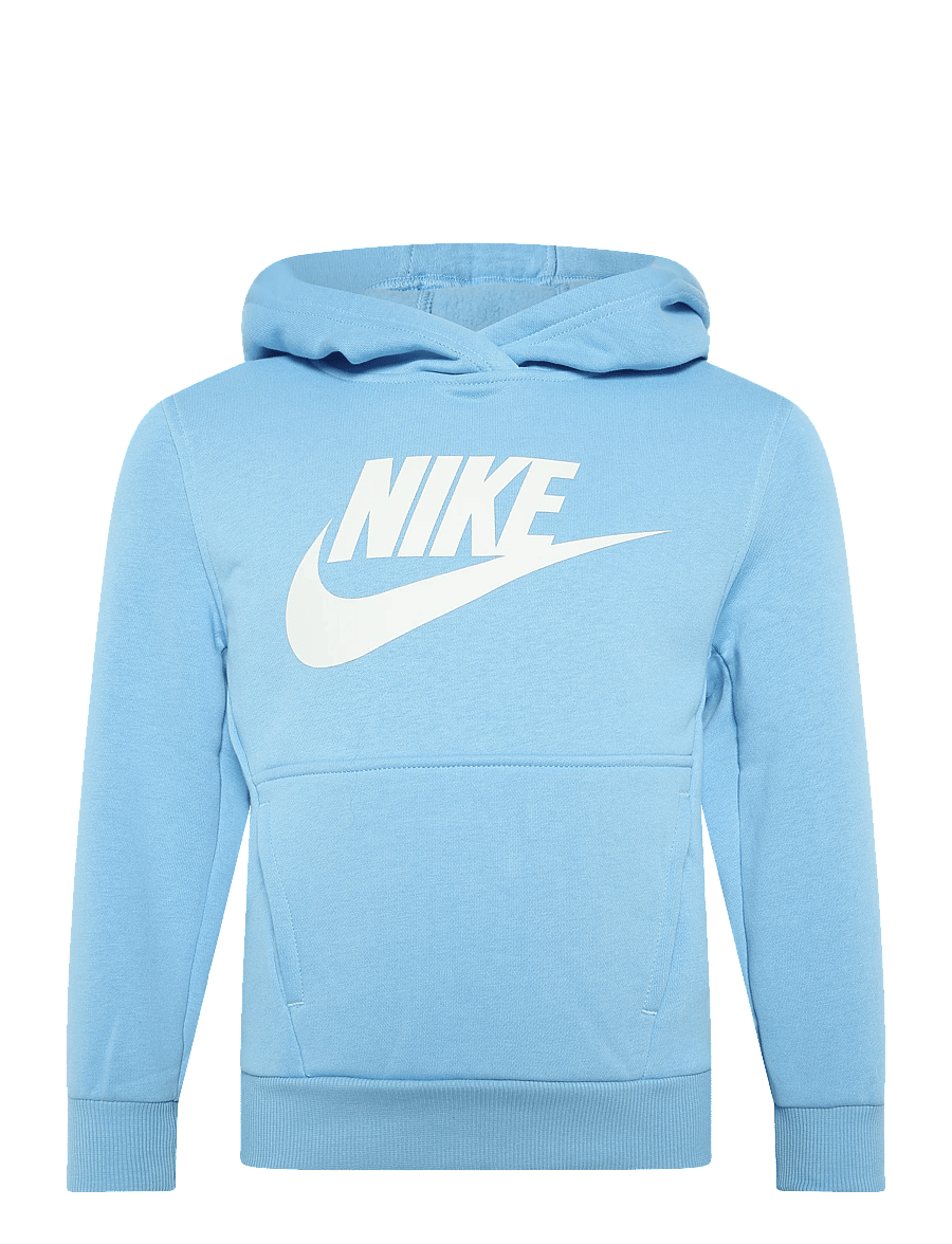 Nike - K NSW CLUB FLC HDY HBR - huvtröjor - football blue/white - 0