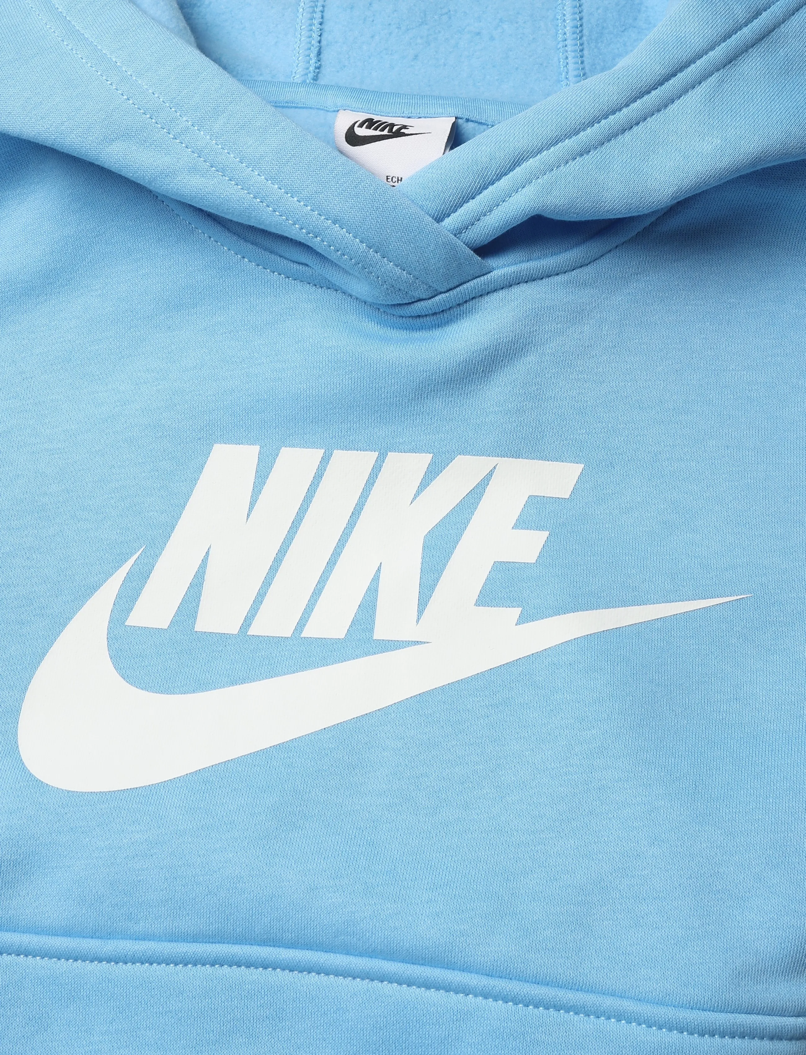 Nike - K NSW CLUB FLC HDY HBR - huvtröjor - football blue/white - 2
