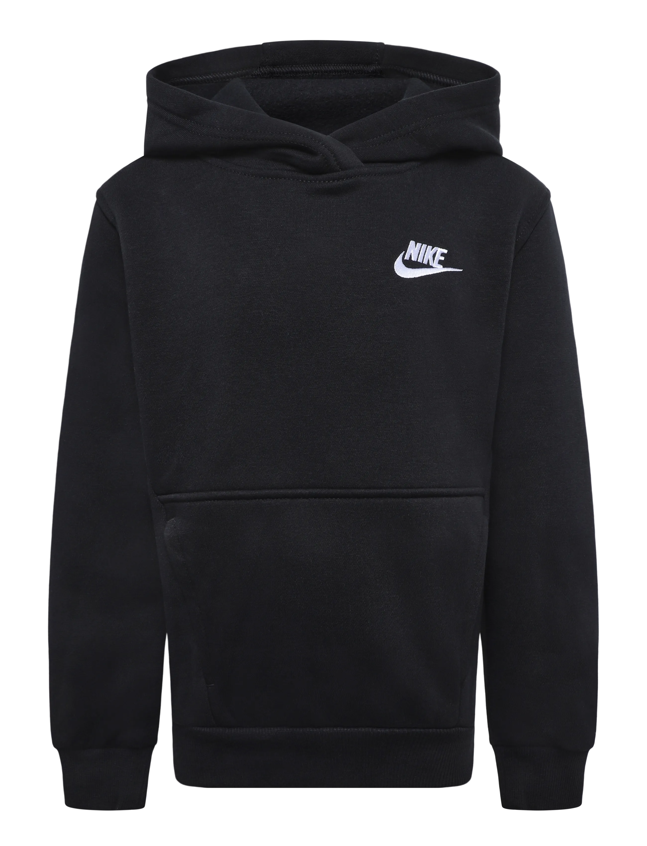 Nike NIKE SPORTSWEAR CLUB FLEECE BI - Dressipluusid ja kapuutsiga pusad - BLACK/WHITE / black