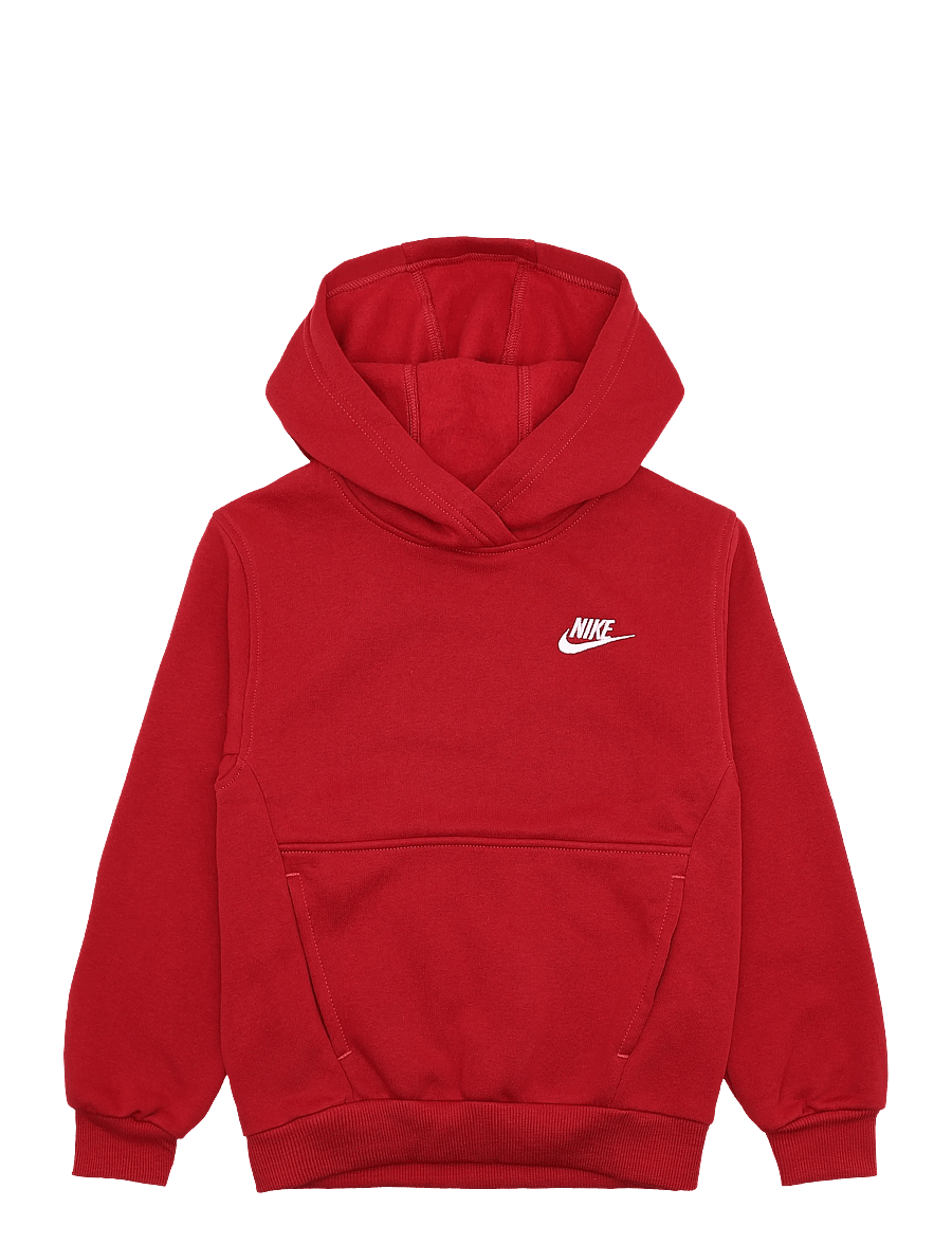 Nike - NIKE SPORTSWEAR CLUB FLEECE BI - kapuzenpullover - tough red/white - 0