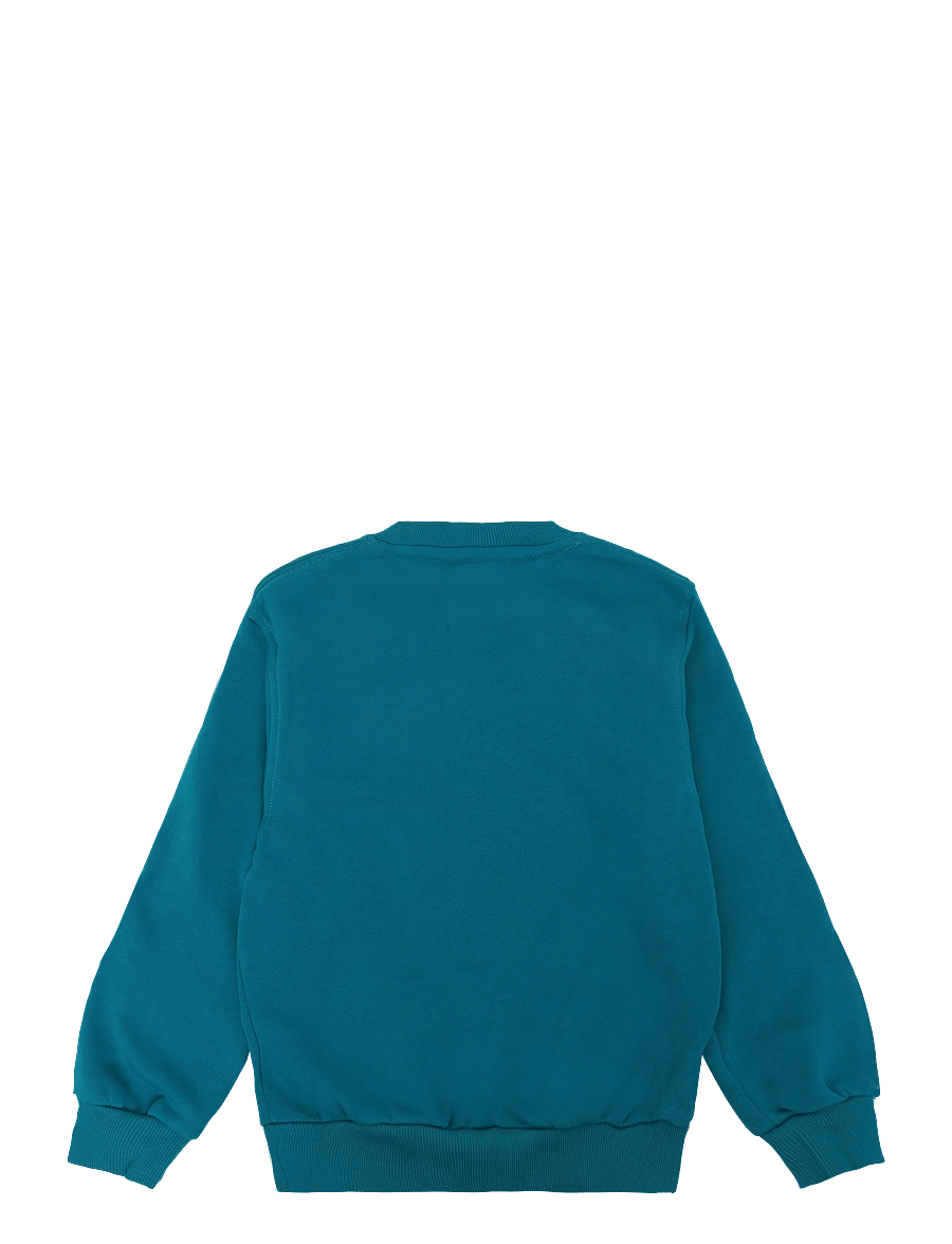 Nike - K NSW CLUB FLC CREW LS LBR - sweatshirts - bright spruce/white - 1