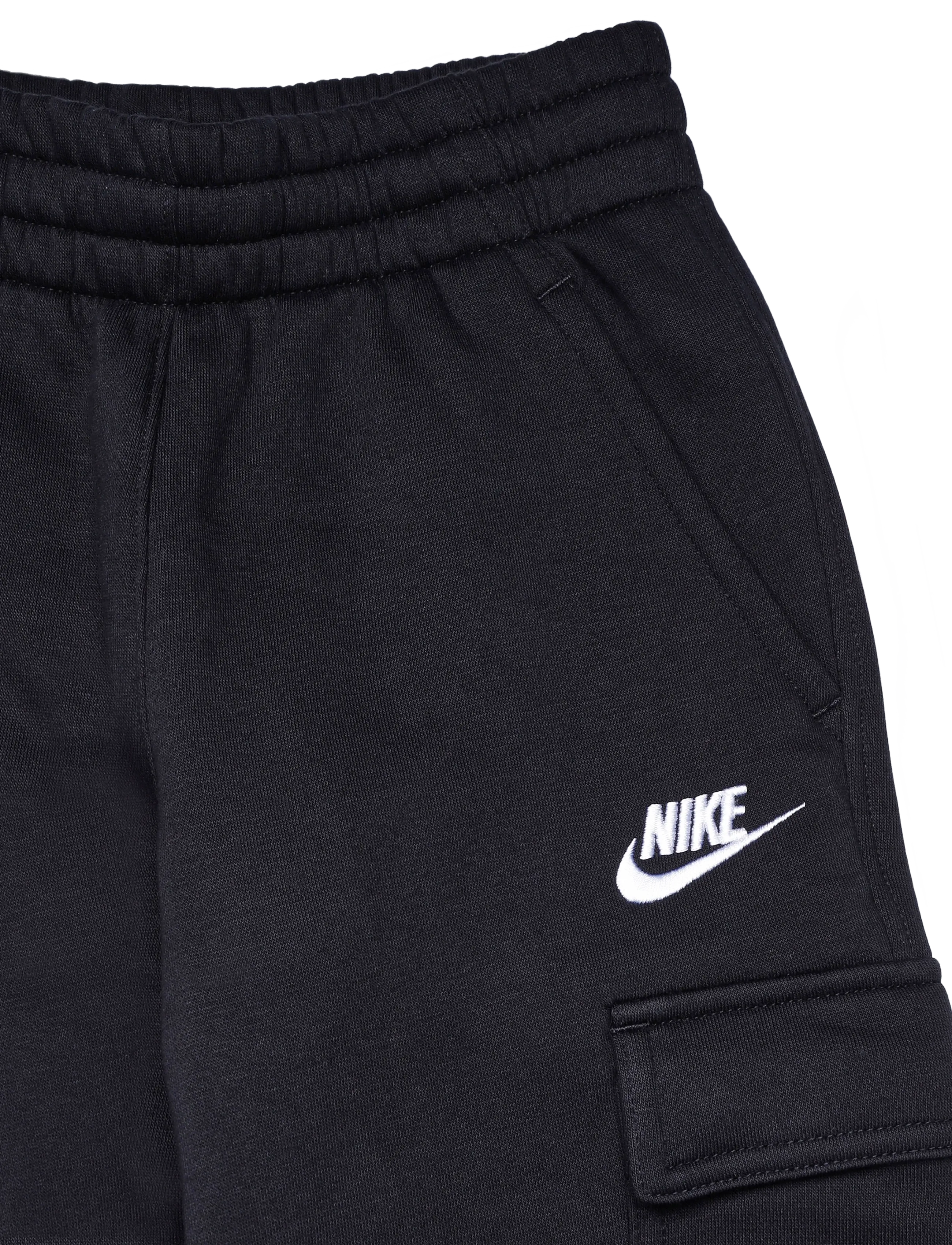 Nike - NIKE SPORTSWEAR CLUB FLEECE BI - training pants - black/black/white - 3