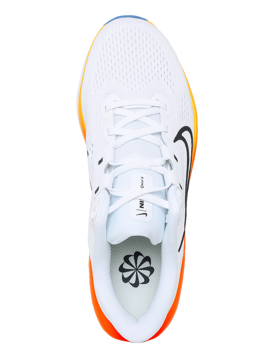 Nike - NIKE QUEST 6 - laufschuhe - white/off noir-blue crystal-to - 3