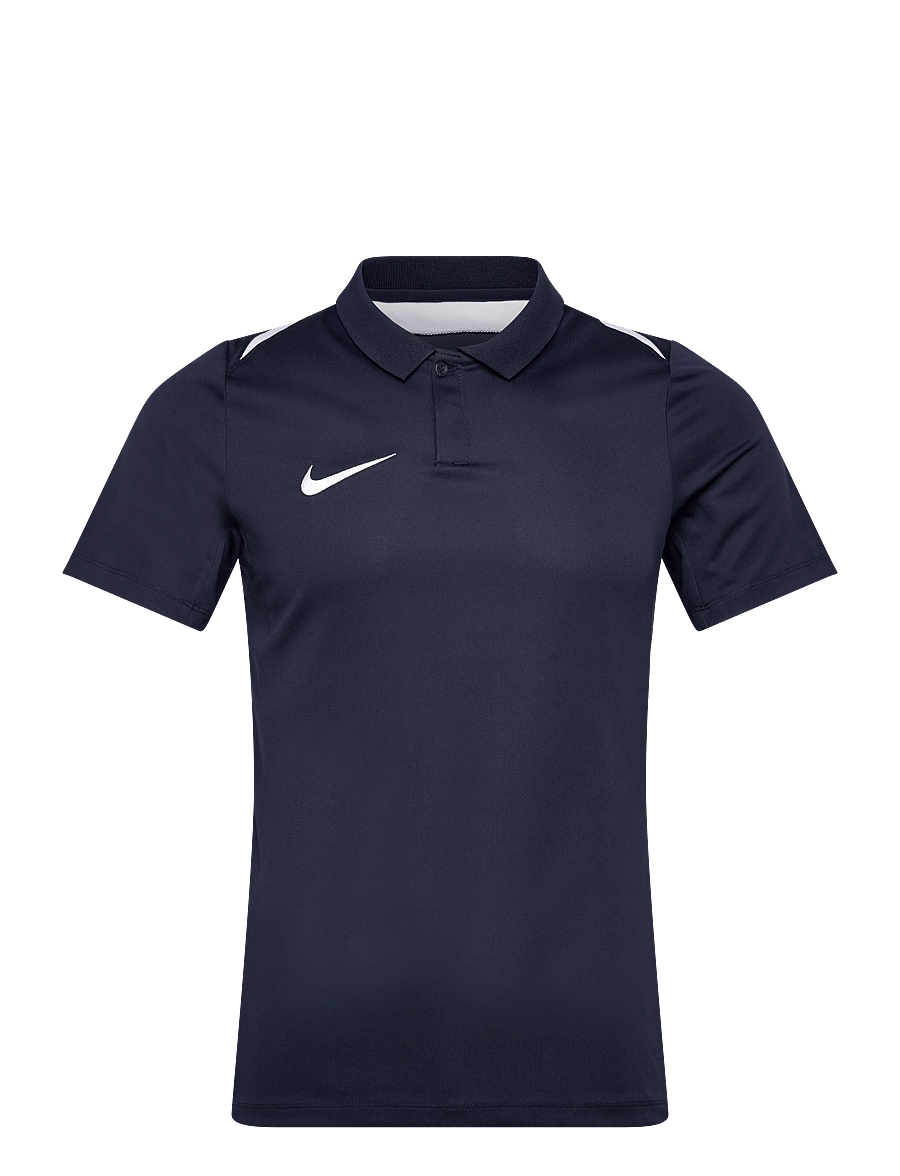 Nike - Nike DRI-FIT Academic Pro 24 Polo - toppe & t-shirts - obsidian/obsidian/white/white - 0