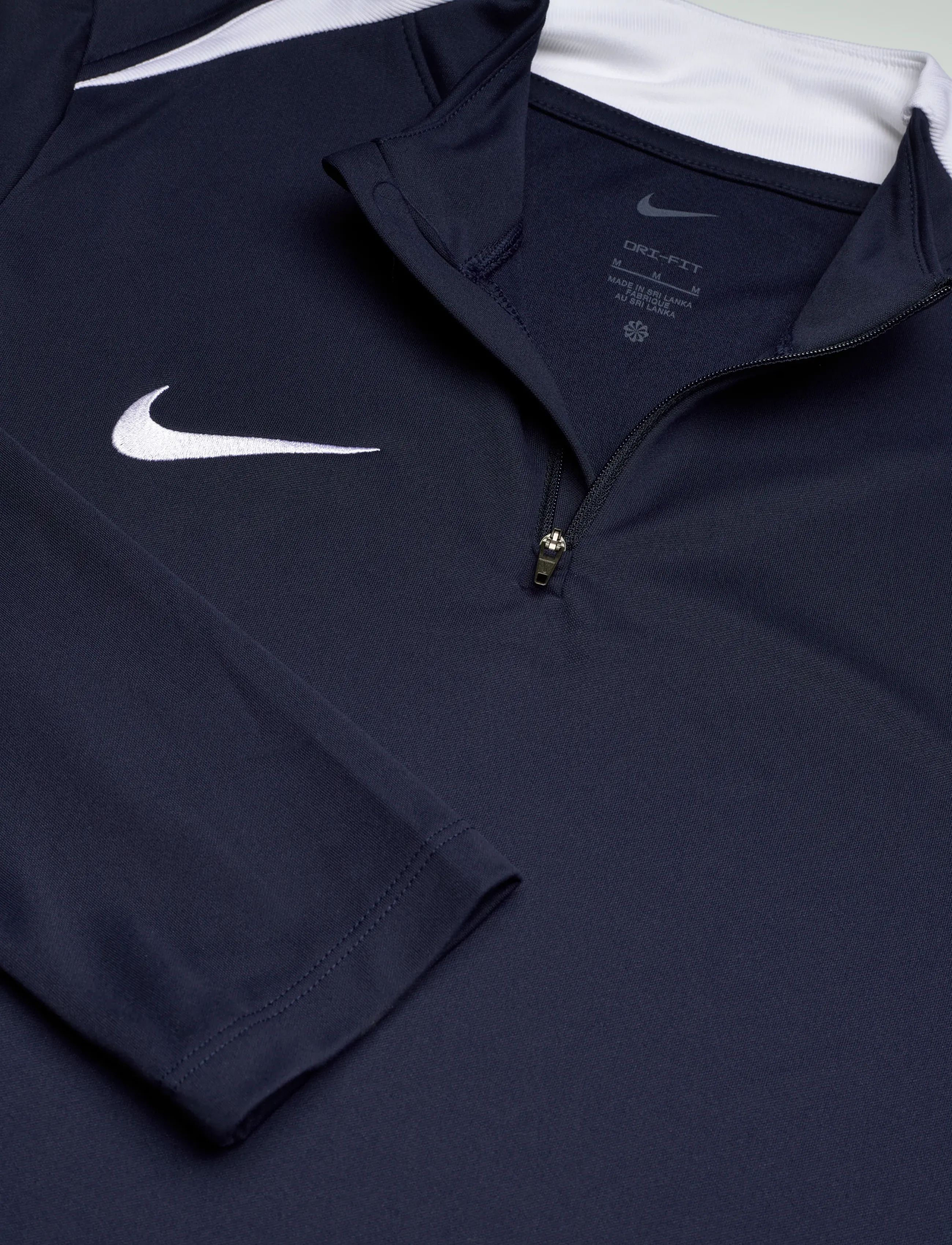 Nike - Nike DRI-FIT Academic Pro 24 Drill Top - fleece og mellemlag - obsidian/obsidian/white/white - 2