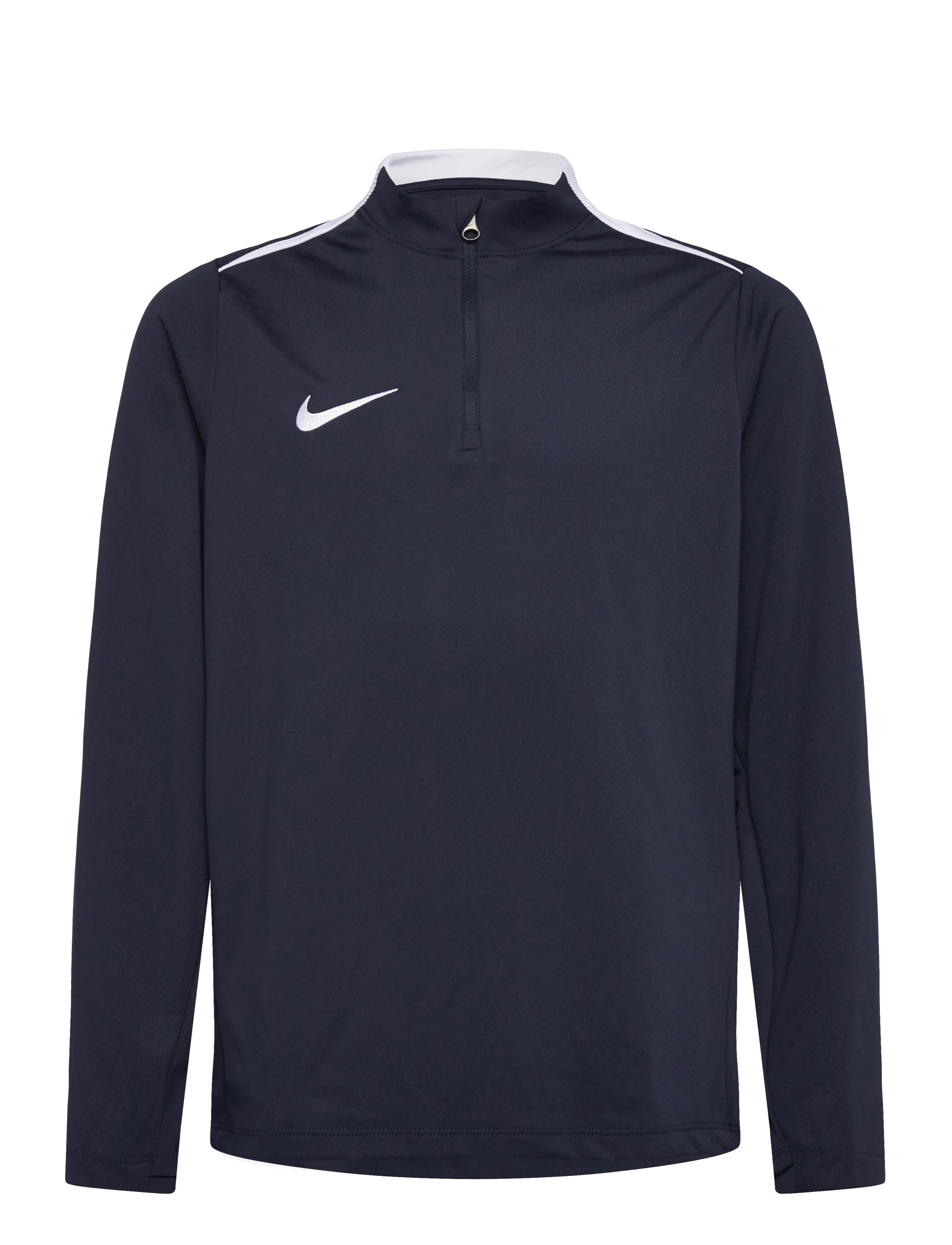 Nike Y NK DF ACDPR24 DRILL TOP K - Joukkueurheilu - OBSIDIAN/OBSIDIAN/WHITE/WHITE / navy