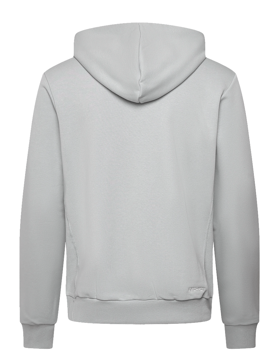 Nike - Nike DRI-FIT Hoodie - huvtröjor - wolf grey/white - 1