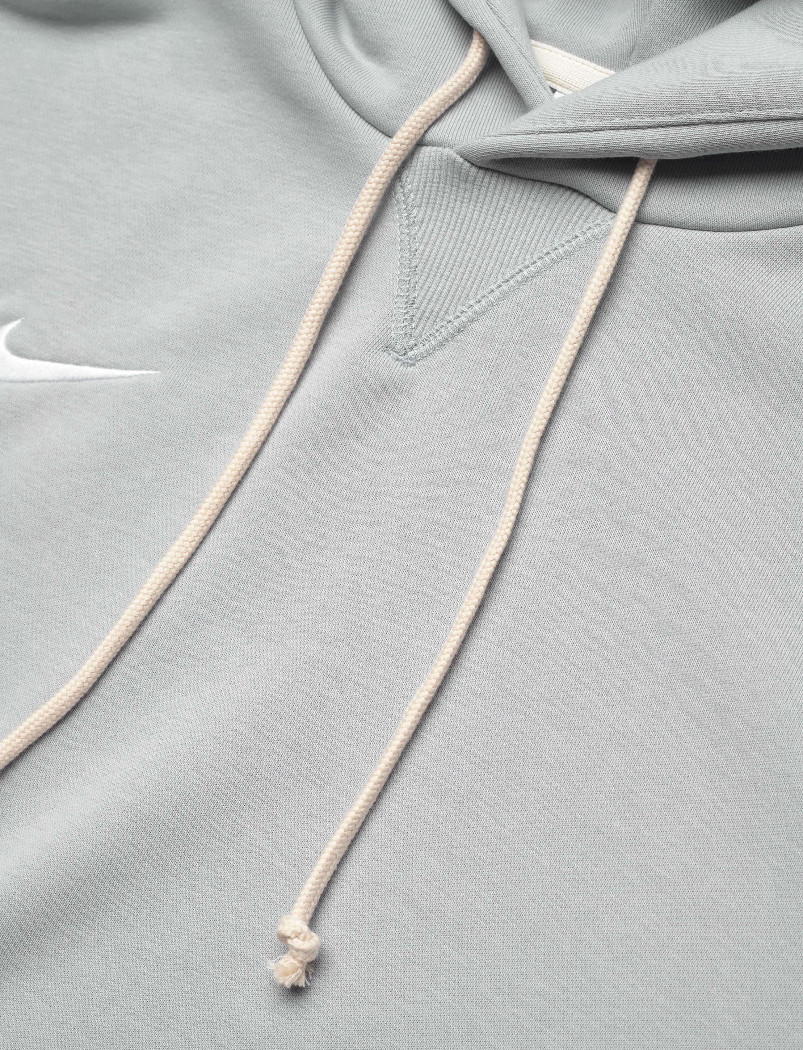 Nike - Nike DRI-FIT Hoodie - huvtröjor - wolf grey/white - 2