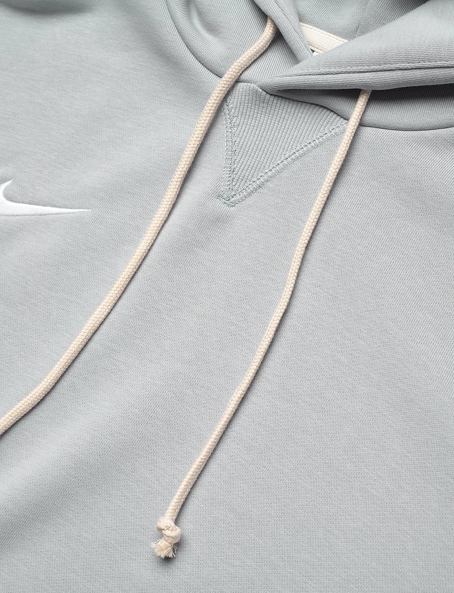 Nike - Nike DRI-FIT Hoodie - huvtröjor - wolf grey/white - 2