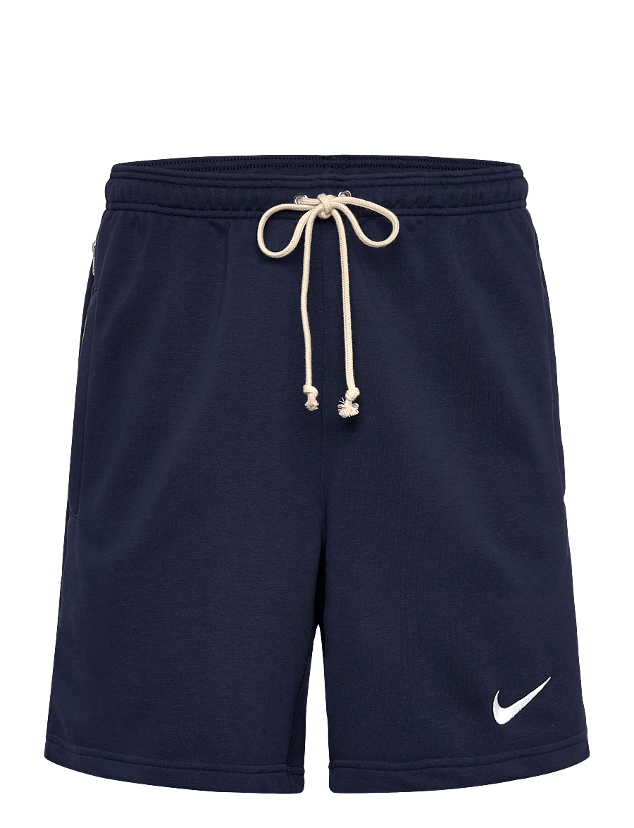 Nike - Nike DRI-FIT Fleece 8in Short - träningsshorts - obsidian/white - 0