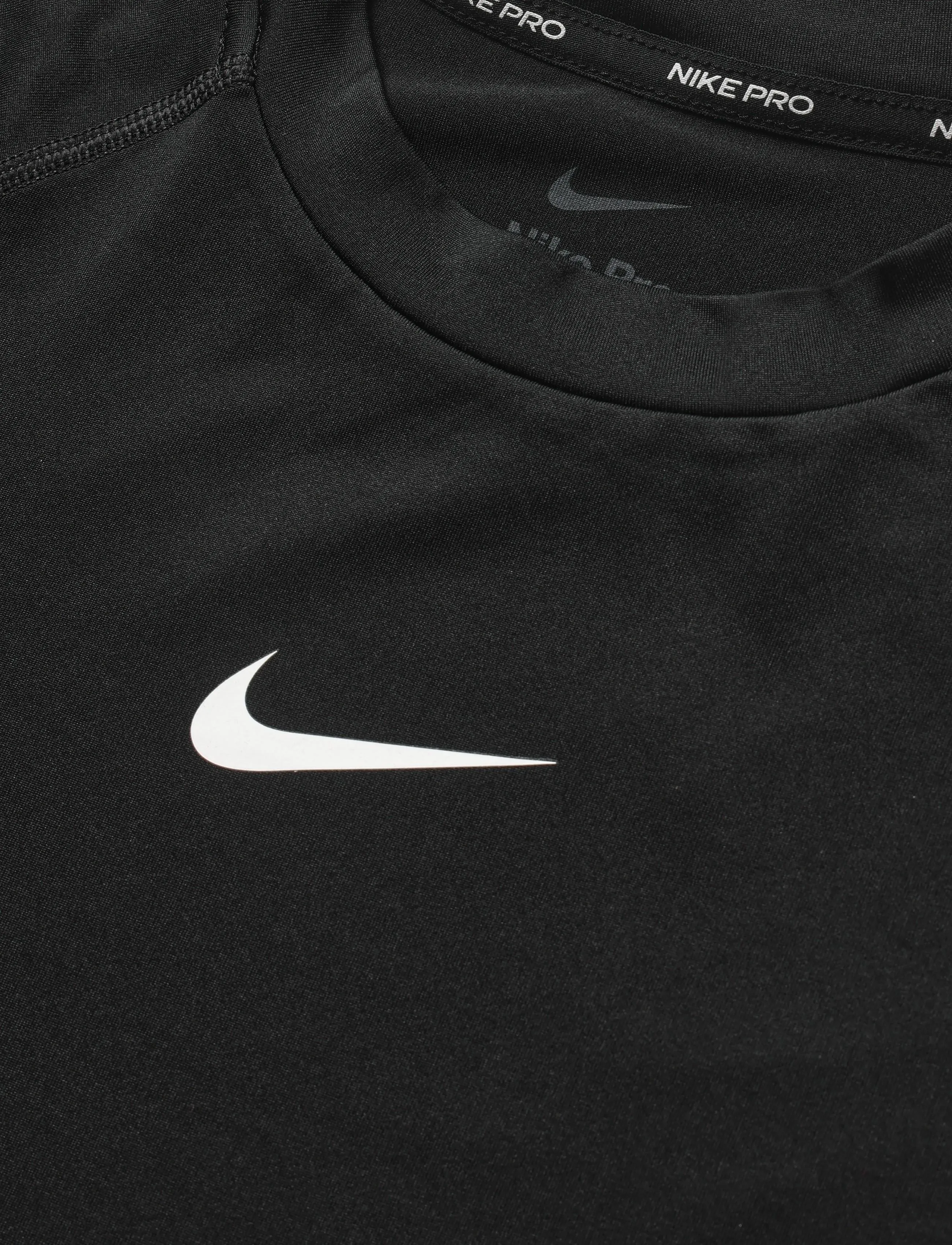 Nike - Nike Pro Big Kids" (Boys") Dri - termoundertrøjer - black/white - 2