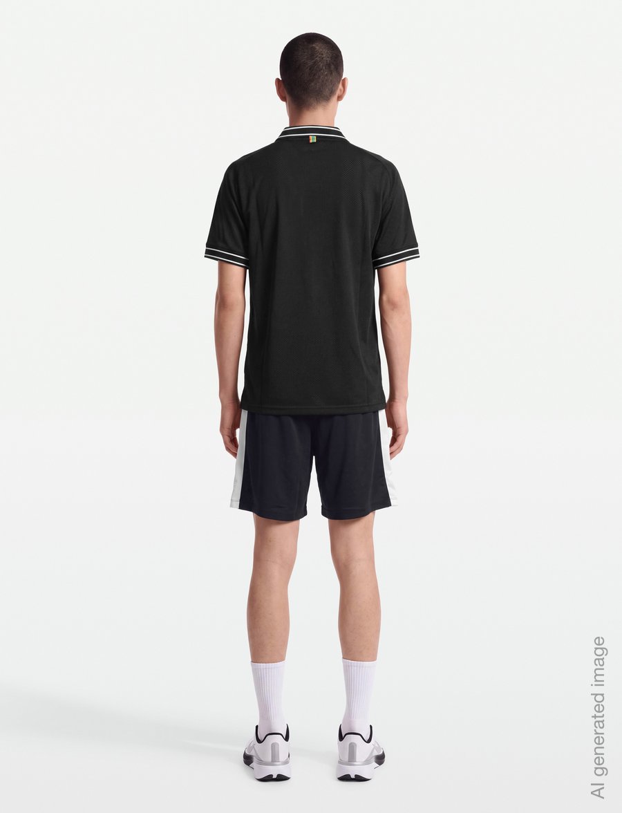 Nike - NikeCourt Heritage Tennis Top - oberteile & t-shirts - black - 4