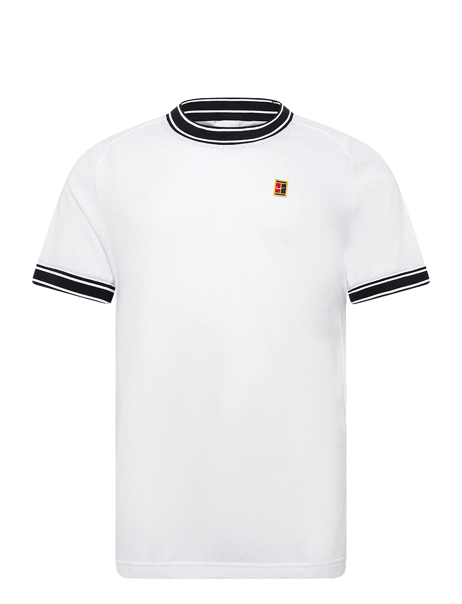 Nike - NikeCourt Heritage Men"s Short - oberteile & t-shirts - white/black - 0