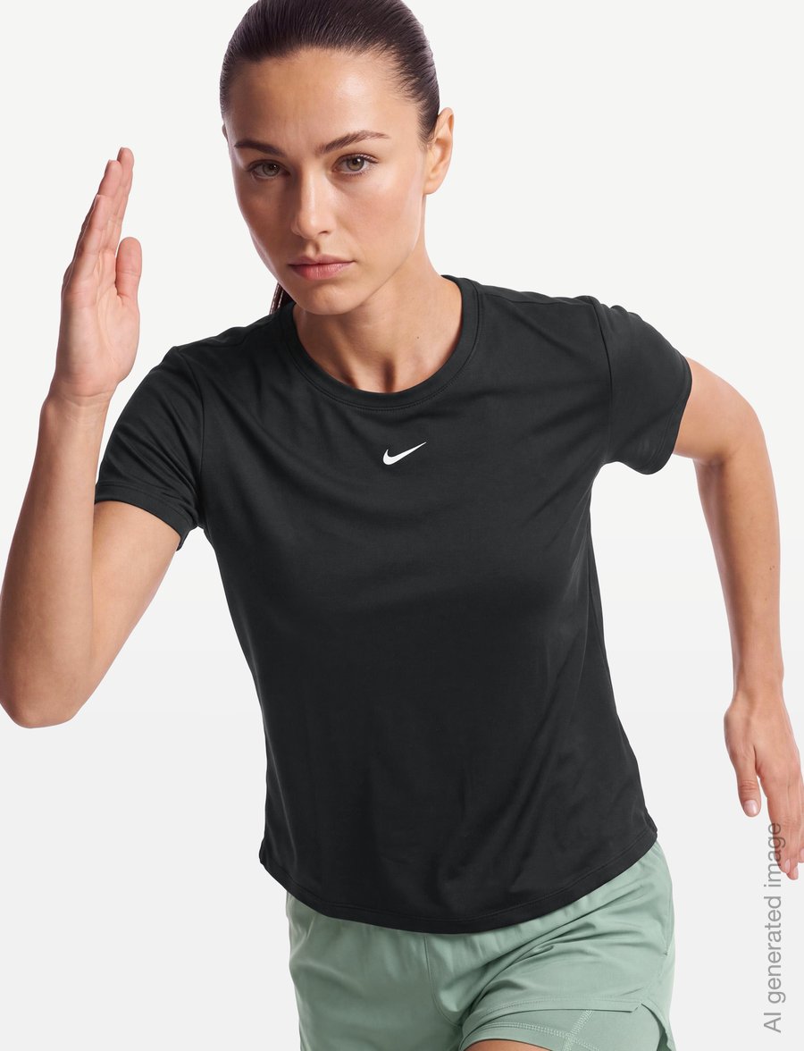 Nike - Nike One Classic Dri-Fit Top - t-särgid - black/white - 3