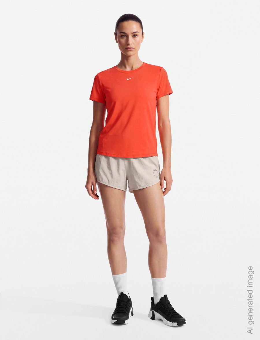 Nike - Nike One Classic Dri-Fit Top - t-shirts - lt crimson/white - 0