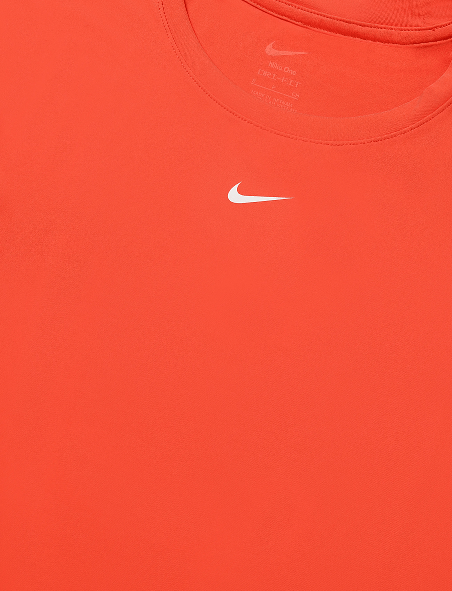 Nike - W NK ONE CLASSIC DF SS TOP - t-shirts - lt crimson/white - 2