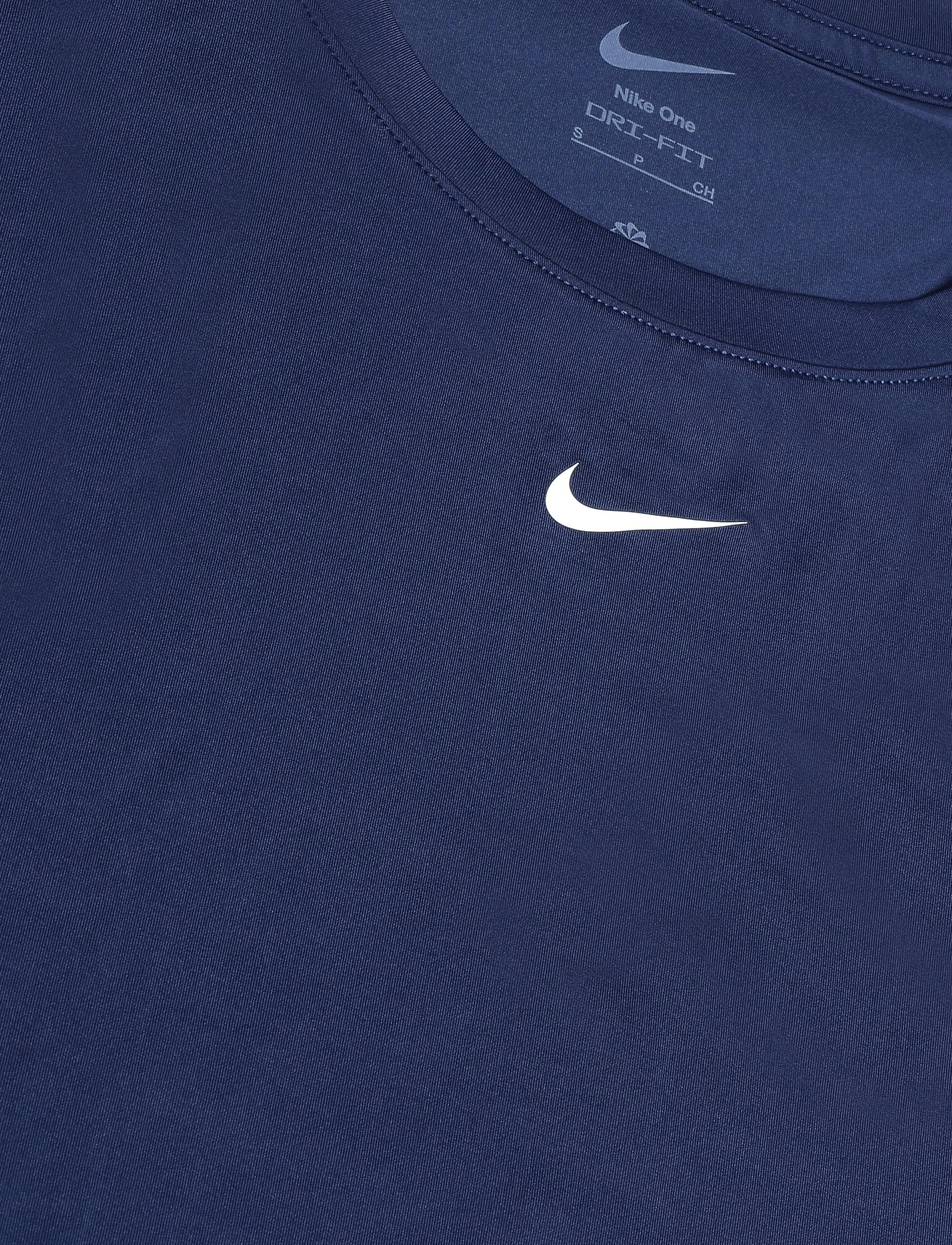 Nike - Nike One Classic Dri-Fit Top - t-shirts - midnight navy/white - 2