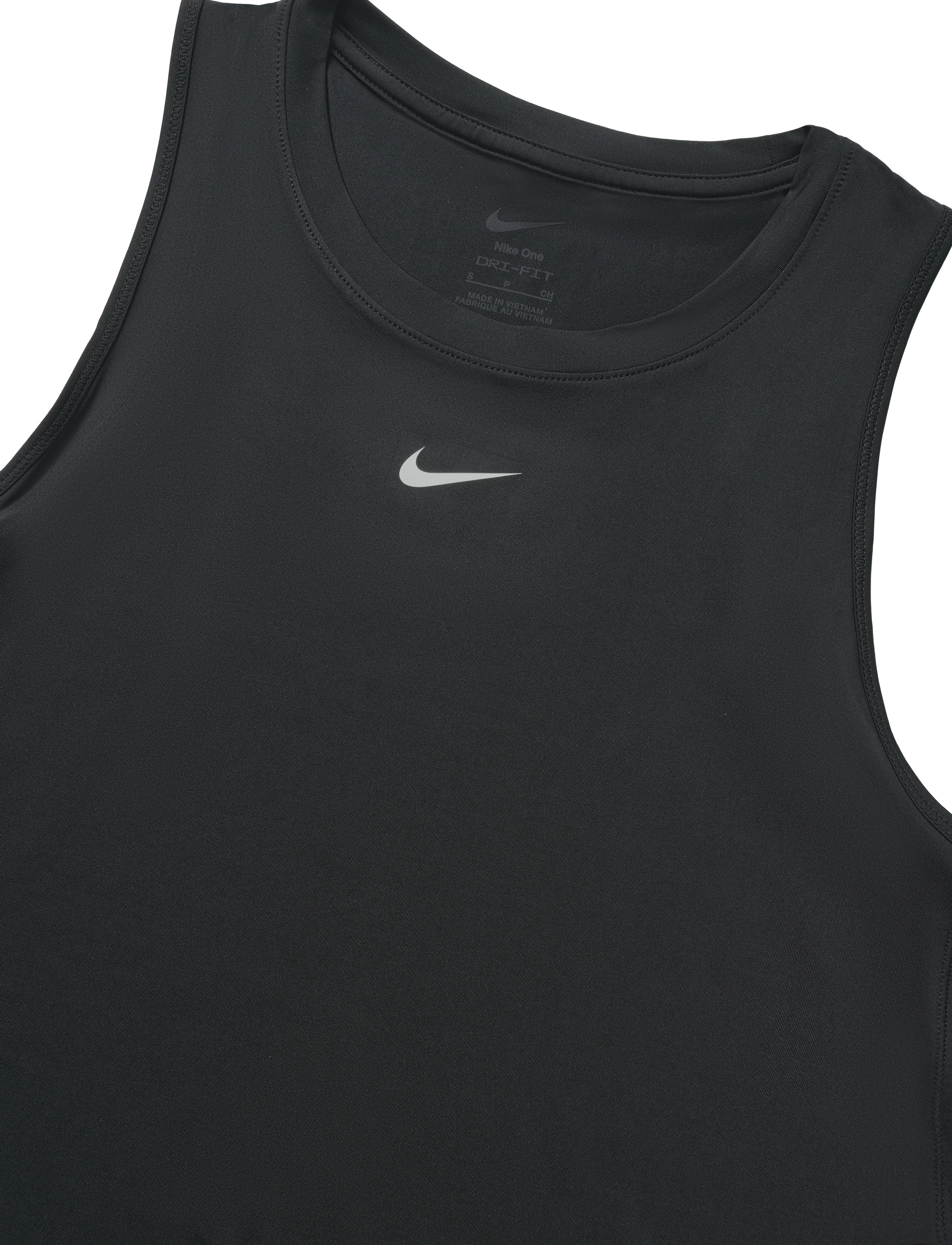 Nike - W NK ONE CLASSIC DF TANK - black/white - 2